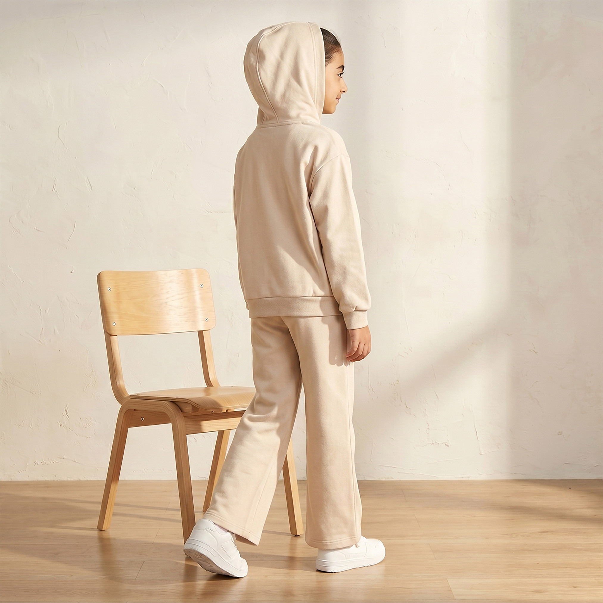 Juniors Zip Through Hoodie Long Sleeves-girls-clothing-sweatshirts-image-3