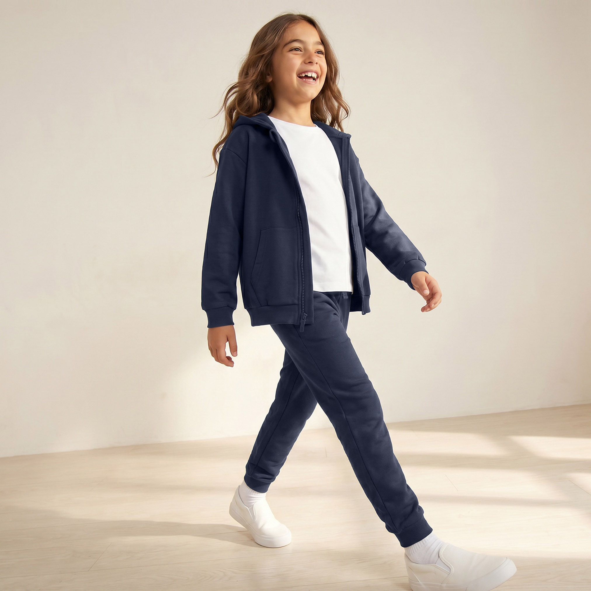 Juniors Hooded Sweatshirt with Long Sleeves-girls-clothing-sweatshirts-image-7