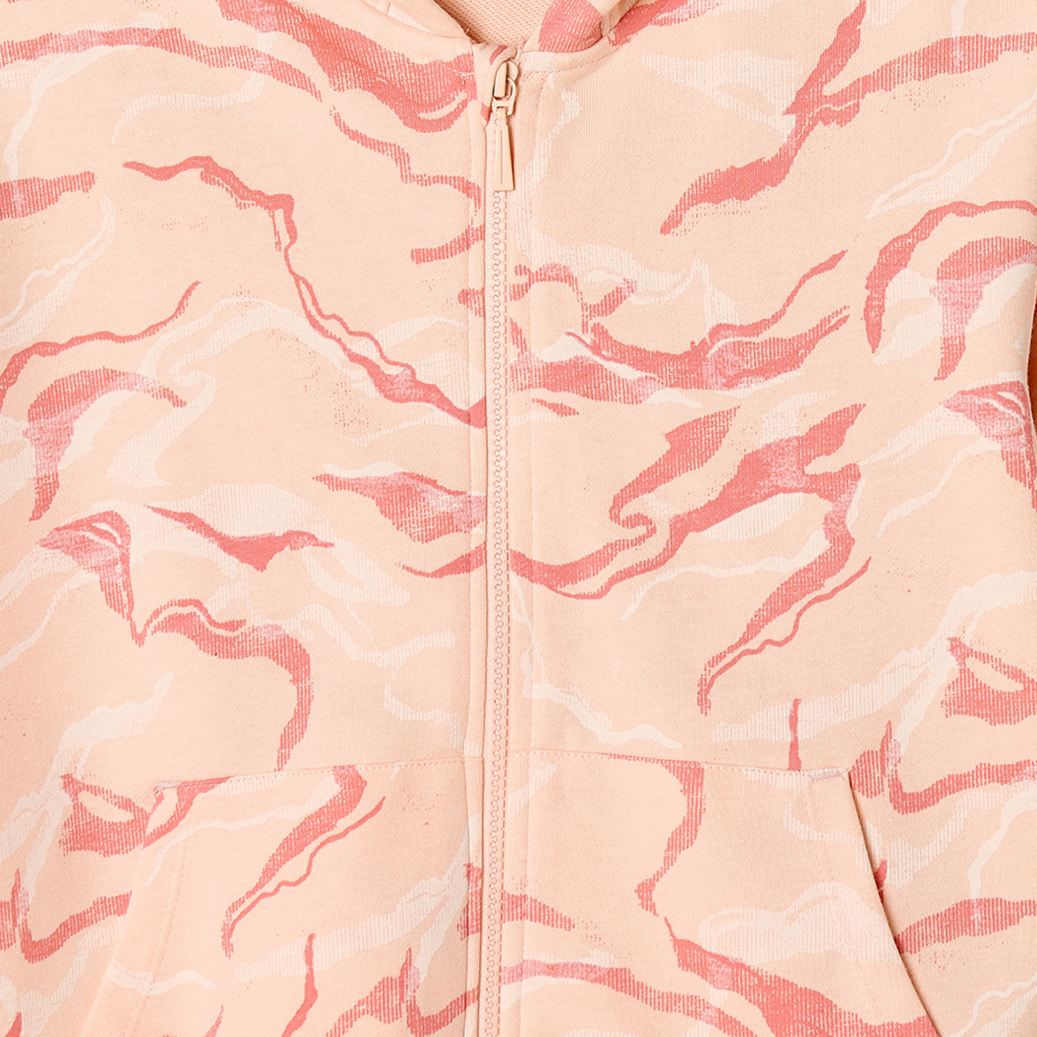 Juniors Cotton Hooded Neck Long Sleeves Pyjama Set with Abstract Print-girls-clothing-setsandcoords-image-7