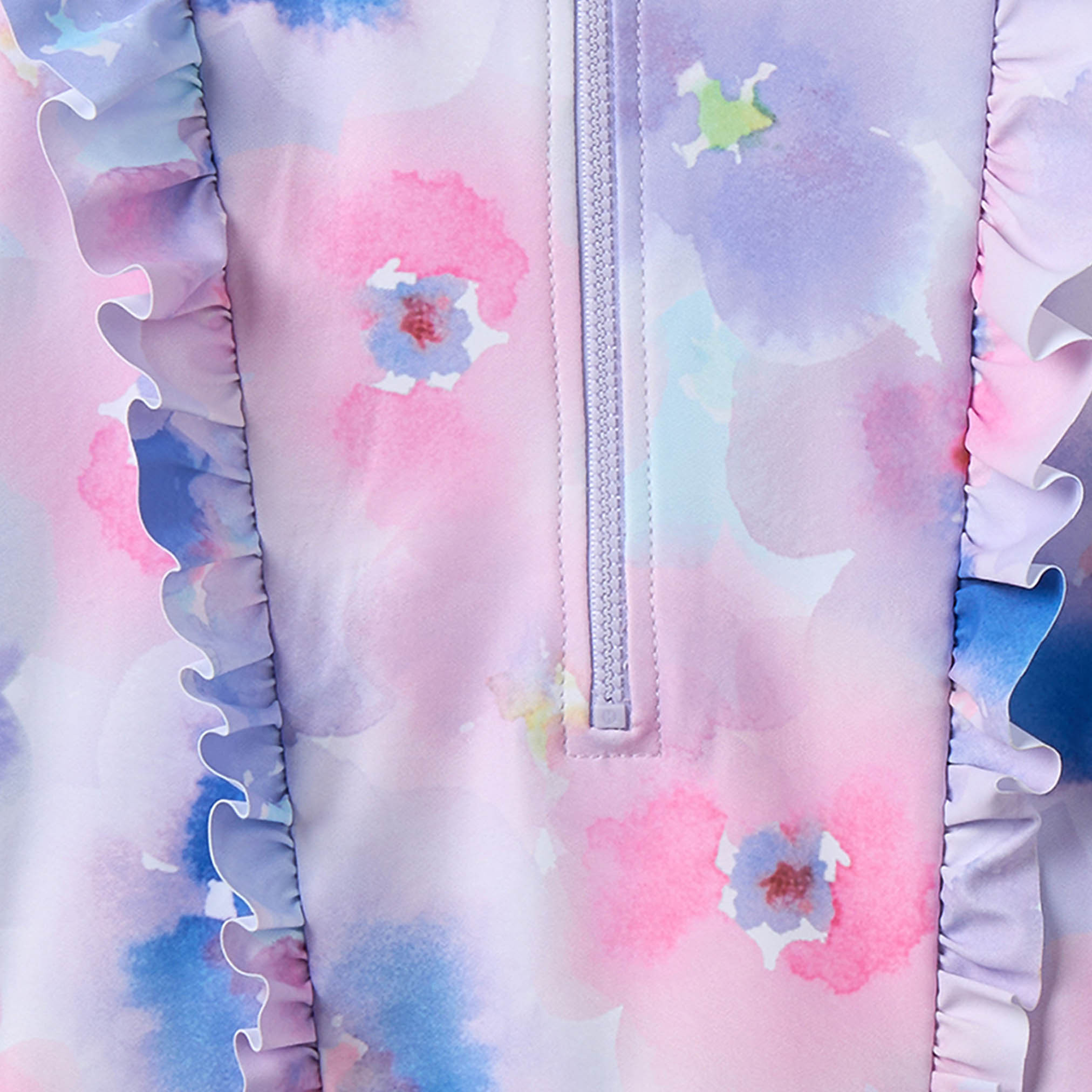 طقم سباحة للبنات بطبعة زهور مع شورت من جونيورز - طقم من قطعتين-girls-clothing-sportswear-swimwear-image-3