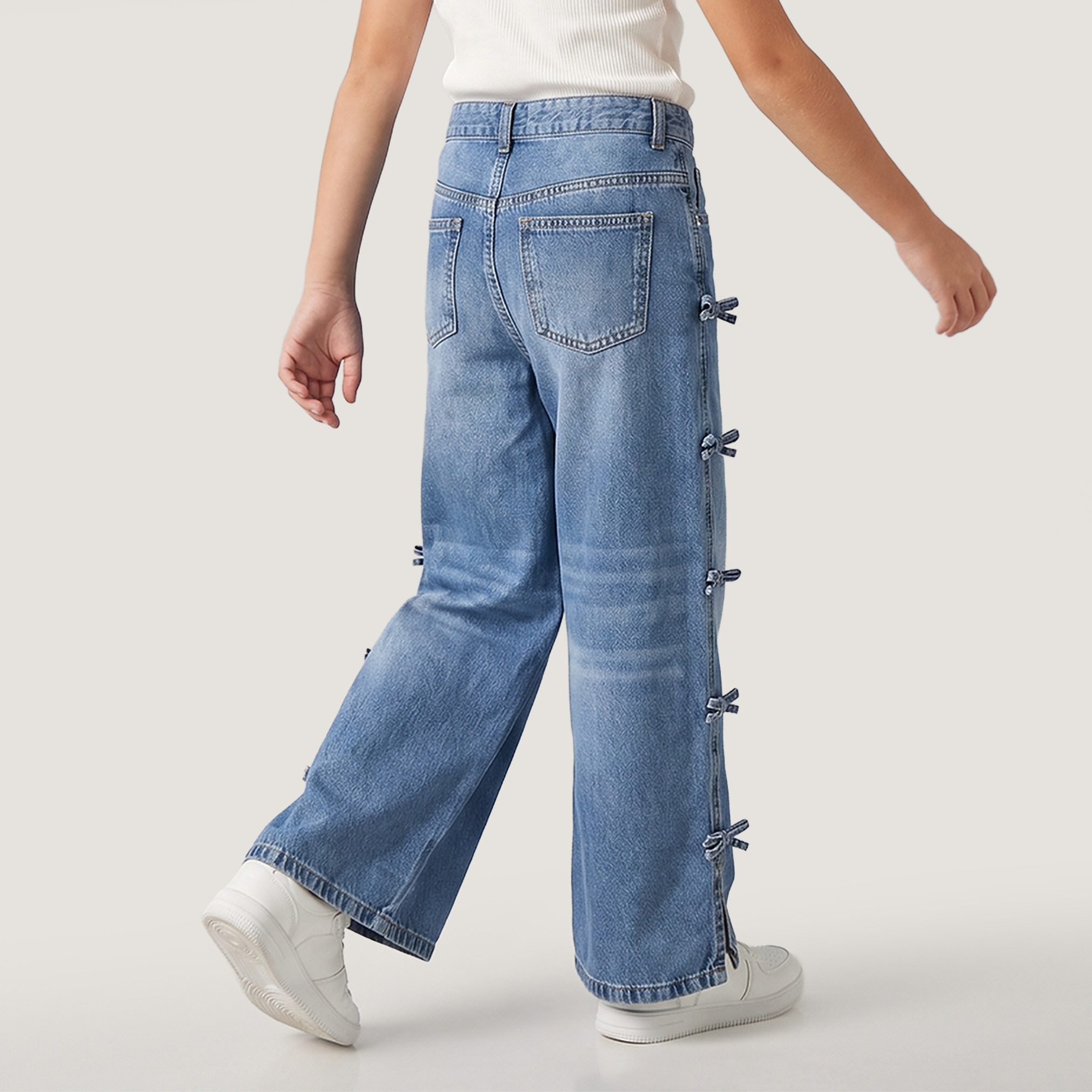 Juniors Mid-Rise Jeans with Bow and Slit Detail-girls-clothing-bottoms-jeansandjeggings-image-3