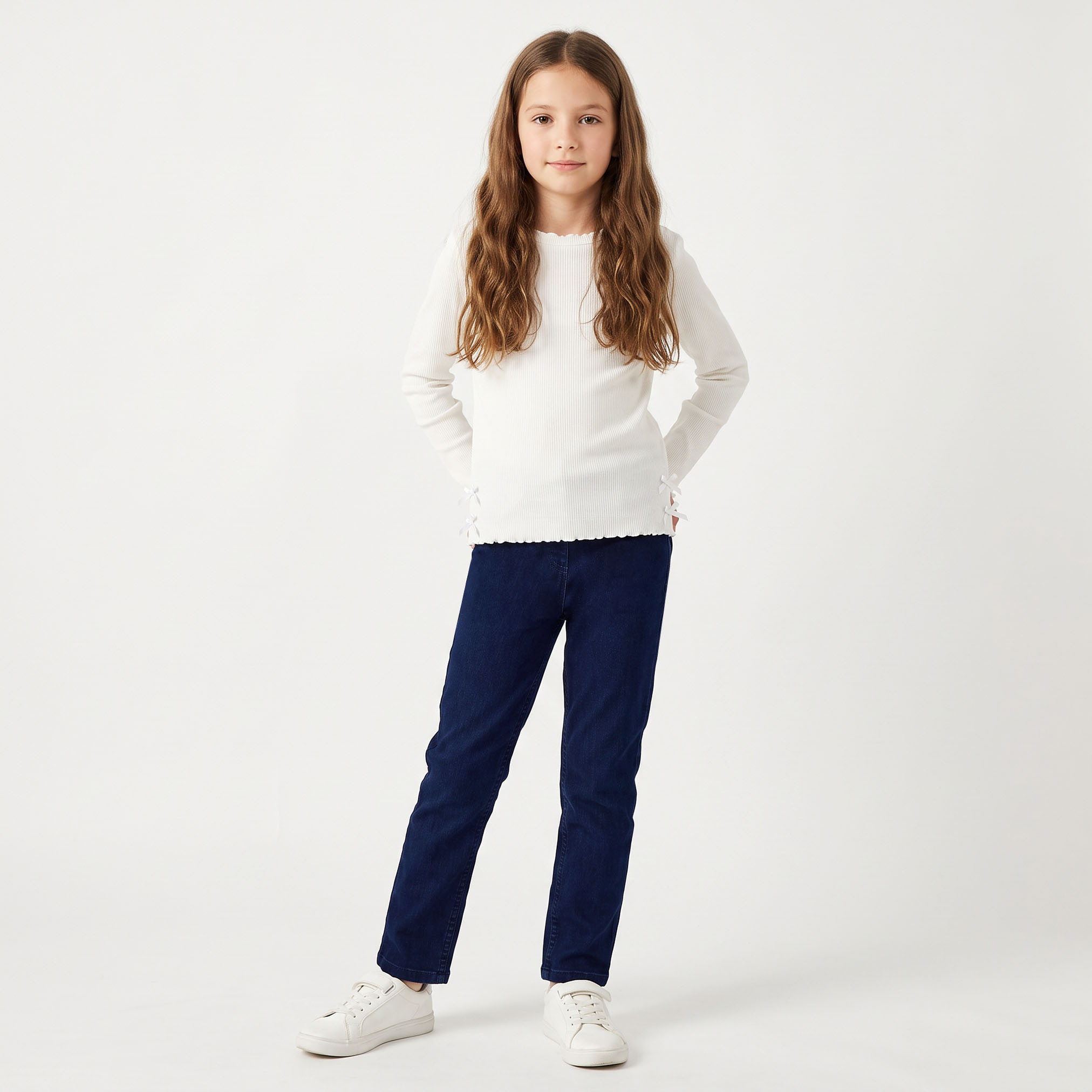 بنطلون ليقنز بجيوب وخصر مطاطي من جونيورز-girls-clothing-bottoms-jeansandjeggings-image-2