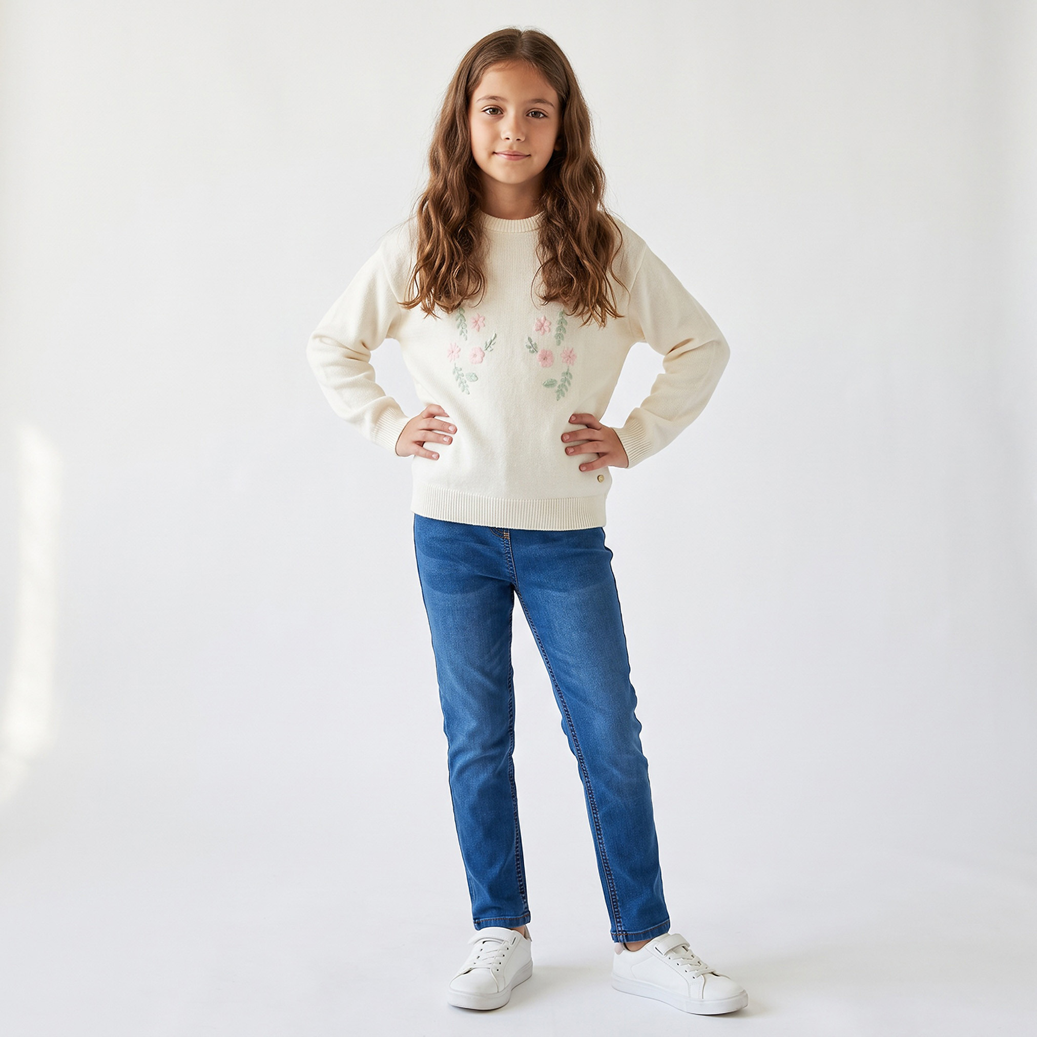 بنطلون جينز قطني بجيب من جونيورز-girls-clothing-bottoms-jeansandjeggings-image-3
