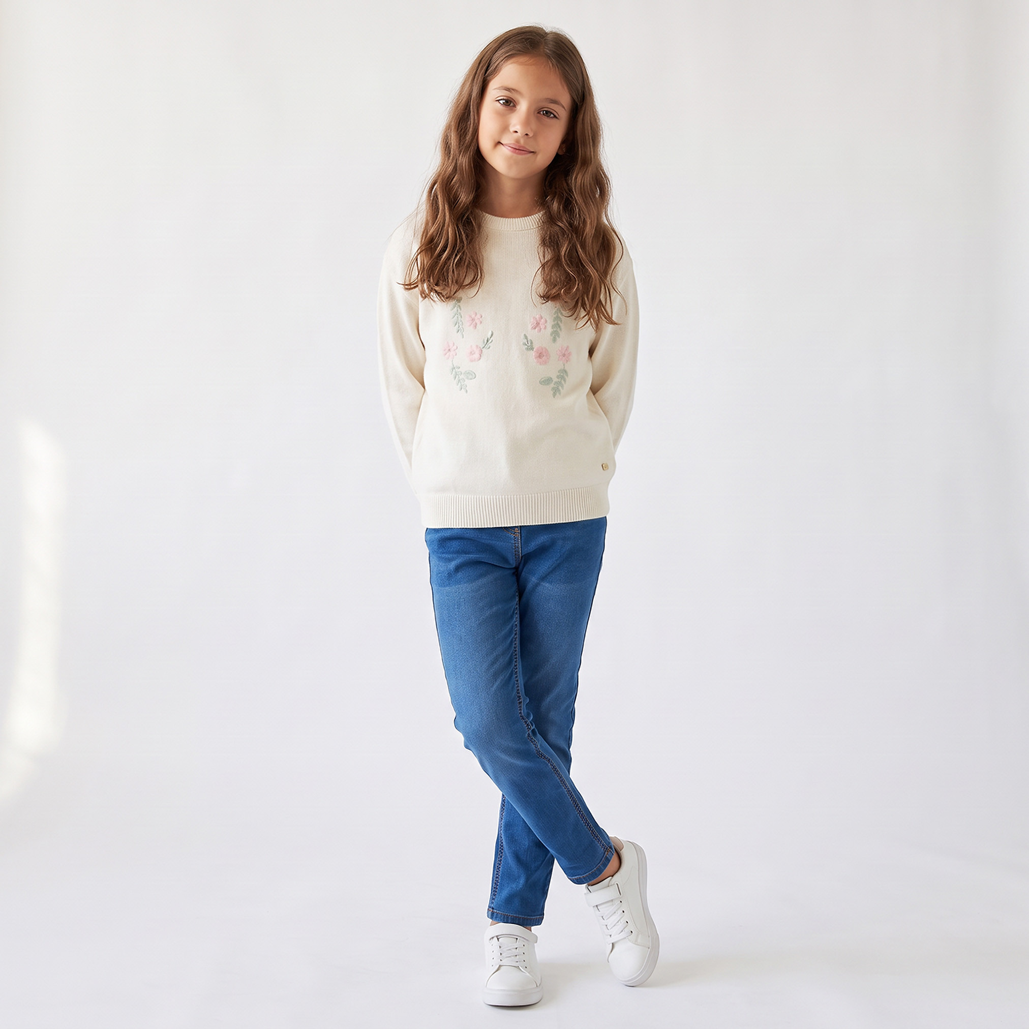 بنطلون جينز قطني بجيب من جونيورز-girls-clothing-bottoms-jeansandjeggings-image-5