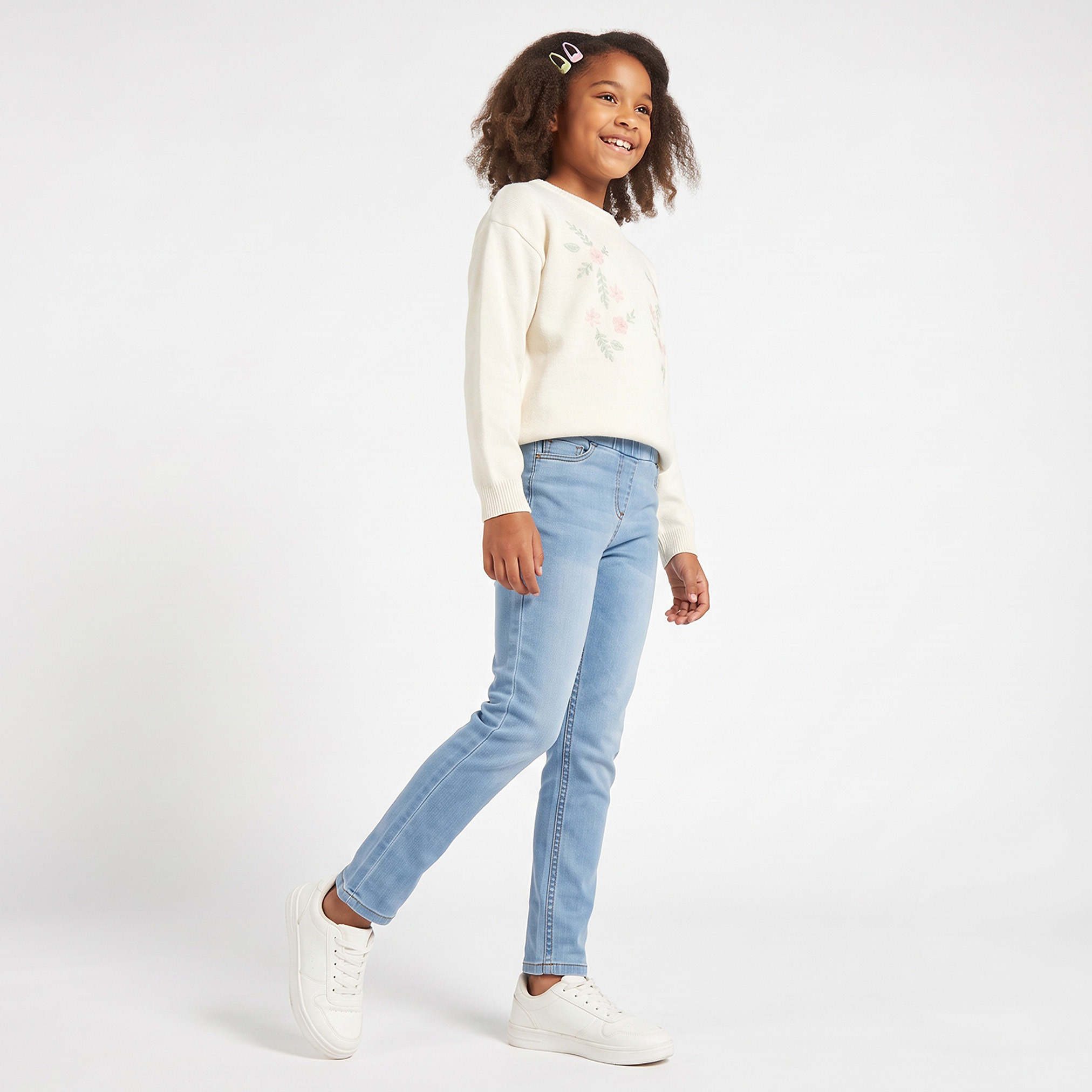 بنطلون جينز قطني بجيب من جونيورز-girls-clothing-bottoms-jeansandjeggings-image-2