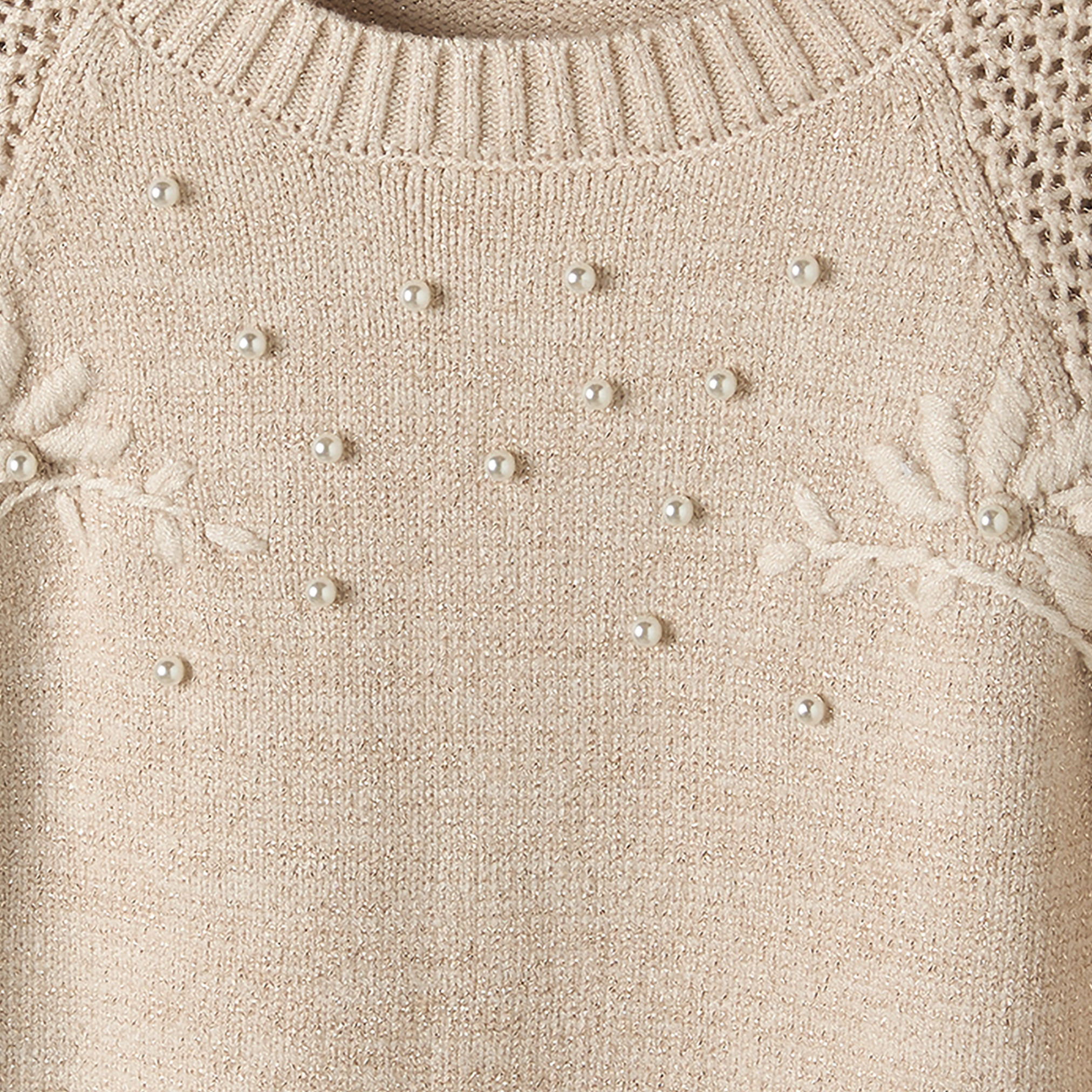 كنزة مطرزة بأكمام طويلة من إليجو-girls-clothing-jumpersandcardigans-image-5