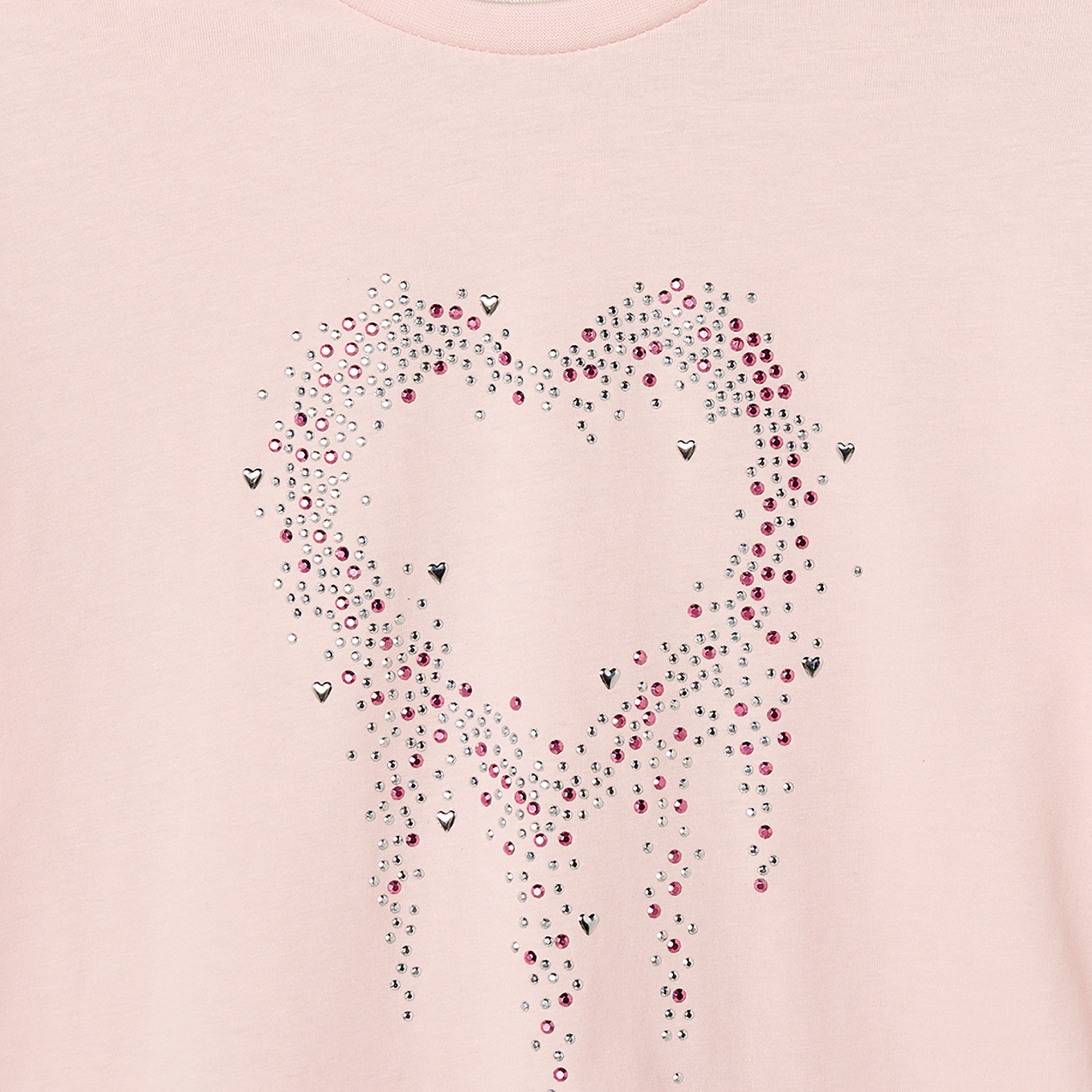 تيشيرت مزين بياقة ضيقة وأكمام طويلة من لي كوبر-girls-clothing-tshirts-image-5