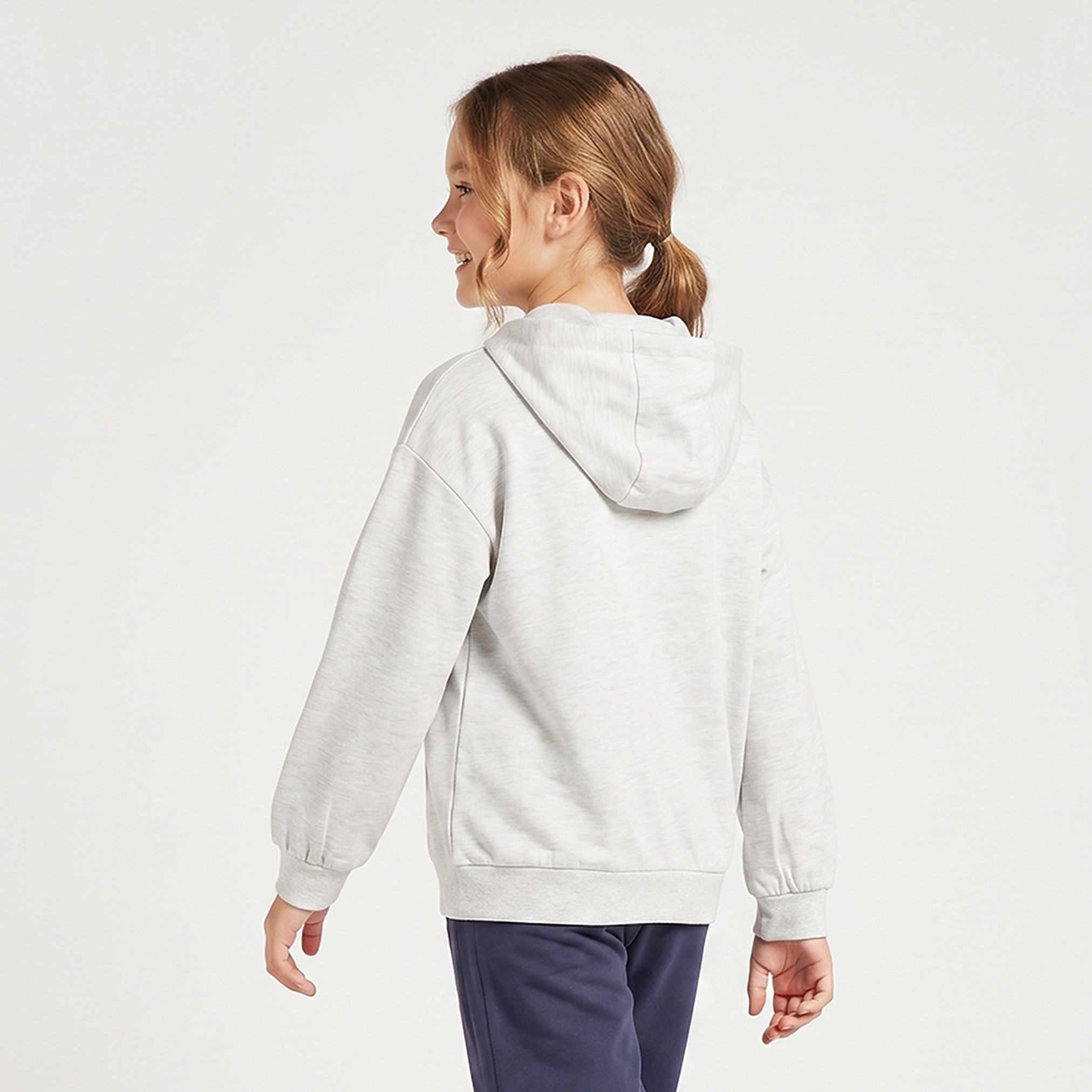 Lee Cooper Hooded Sweatshirt with Long Sleeves-girls-clothing-sweatshirts-image-3