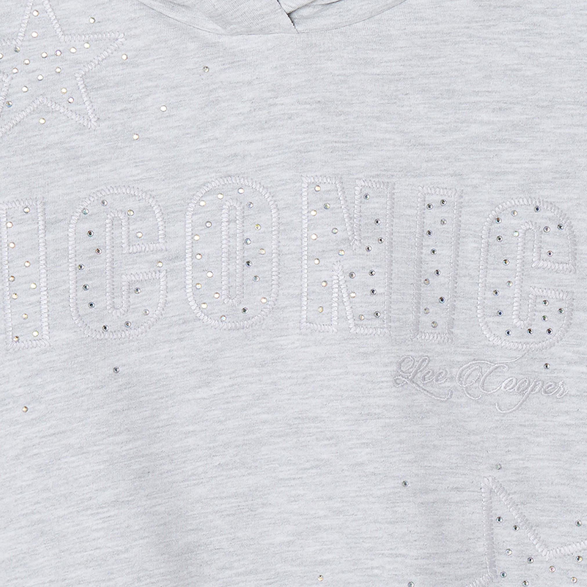 Lee Cooper Hooded Sweatshirt with Long Sleeves-girls-clothing-sweatshirts-image-4