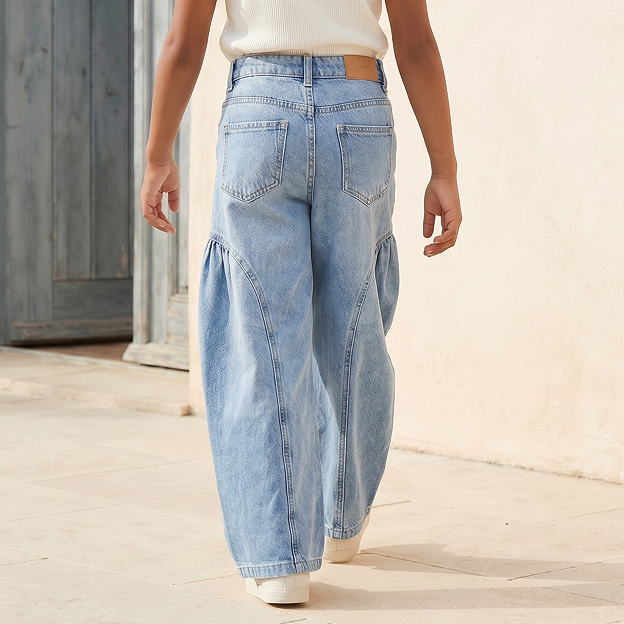 بنطلون جينز بخصر متوسط الارتفاع من لي كوبر-girls-clothing-bottoms-jeansandjoggers-image-3