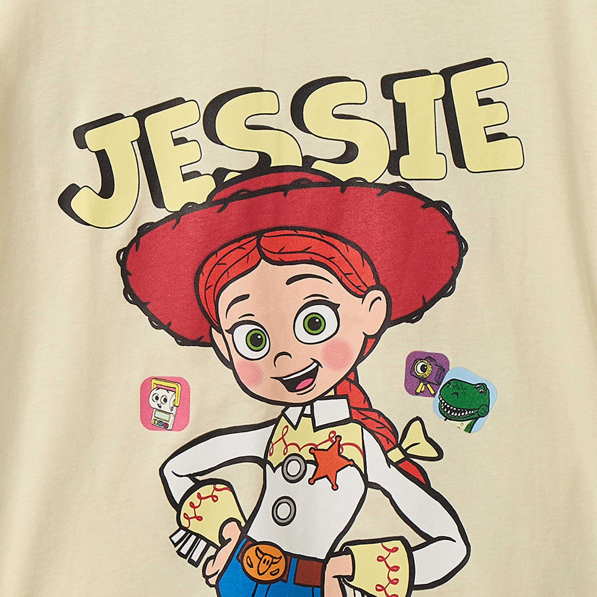 Disney Crew Neck Short Sleeves T-shirt with Toy Story Jessie Print-girls-clothing-tshirts-image-4