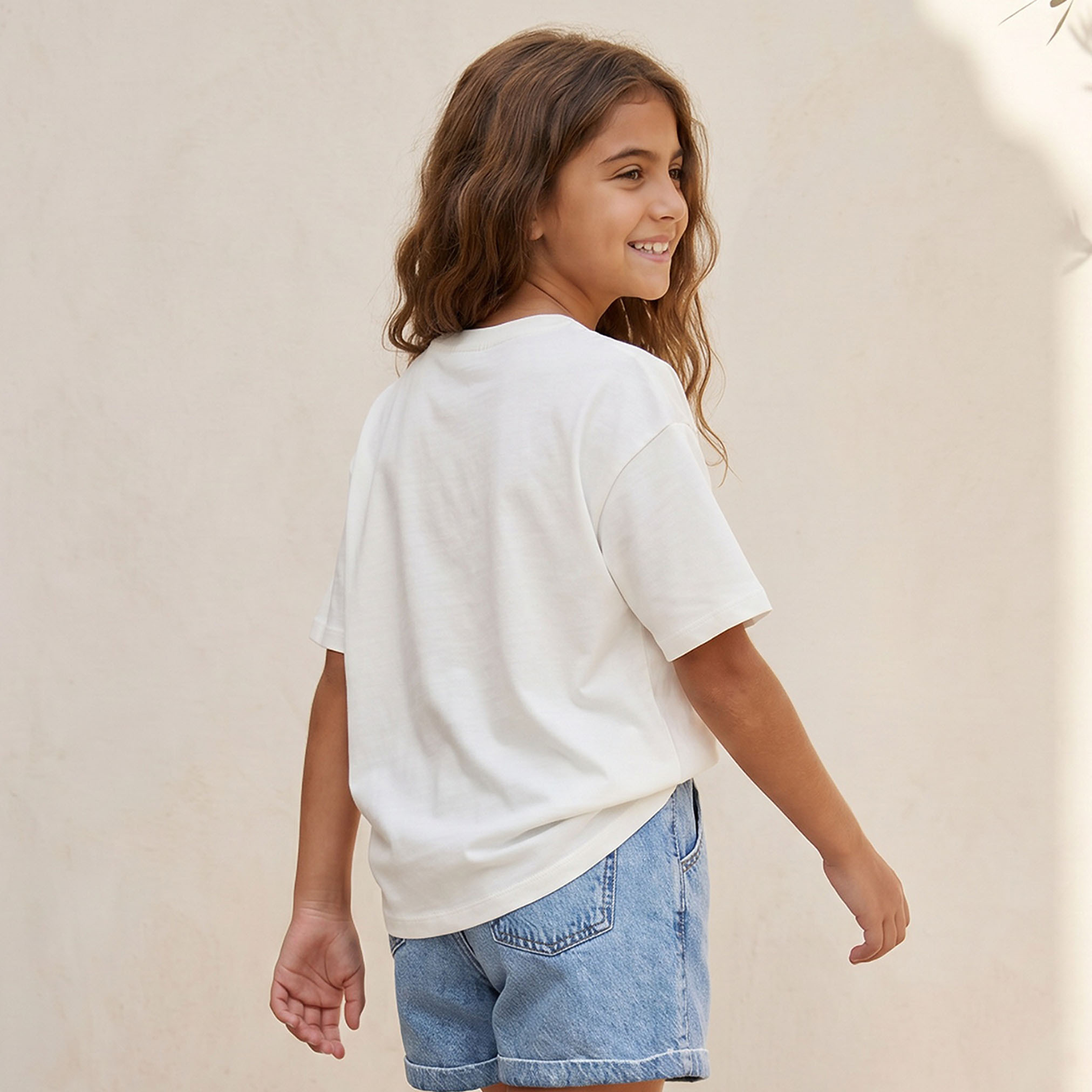 Disney Crew Neck Short Sleeves T-shirt with Minnie Mouse Print-girls-clothing-tshirts-image-3