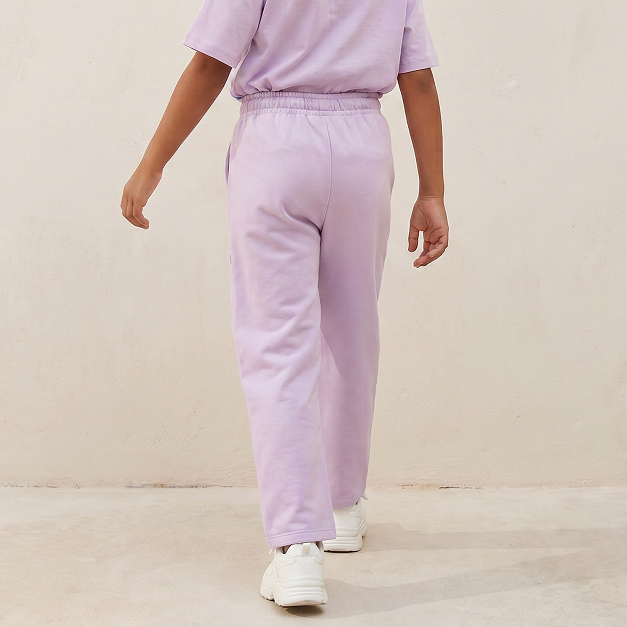 بنطلون رياضي بطبعات ستيتش ورباط خصر مطاطي من ديزني-girls-clothing-bottoms-joggersandtrackpants-image-3