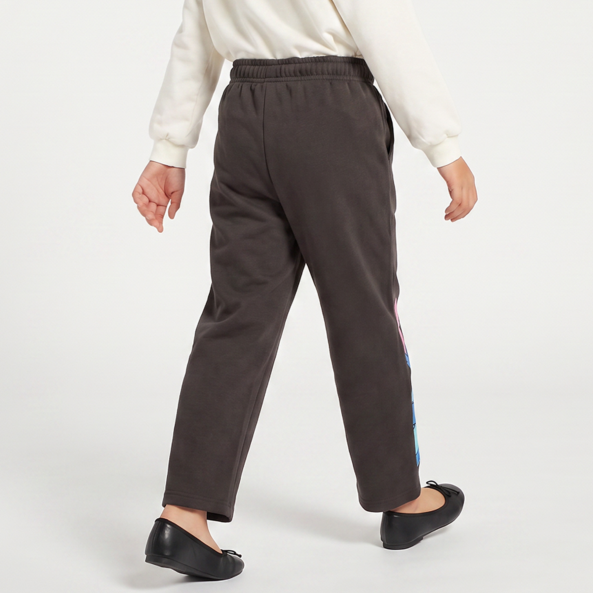 بنطلون رياضي بخصر مطاطي ورباط وطبعات ستيتش من ديزني-girls-clothing-bottoms-joggersandtrackpants-image-3