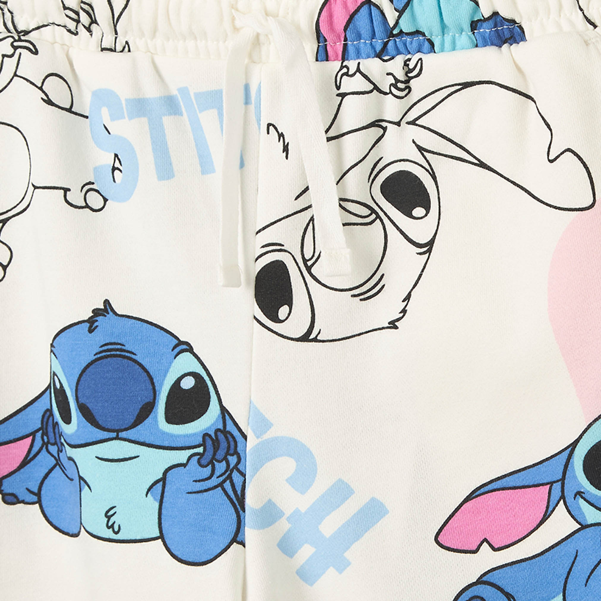 Disney Drawstring Waist Track Pants with Stitch Print-girls-clothing-bottoms-joggersandtrackpants-image-5