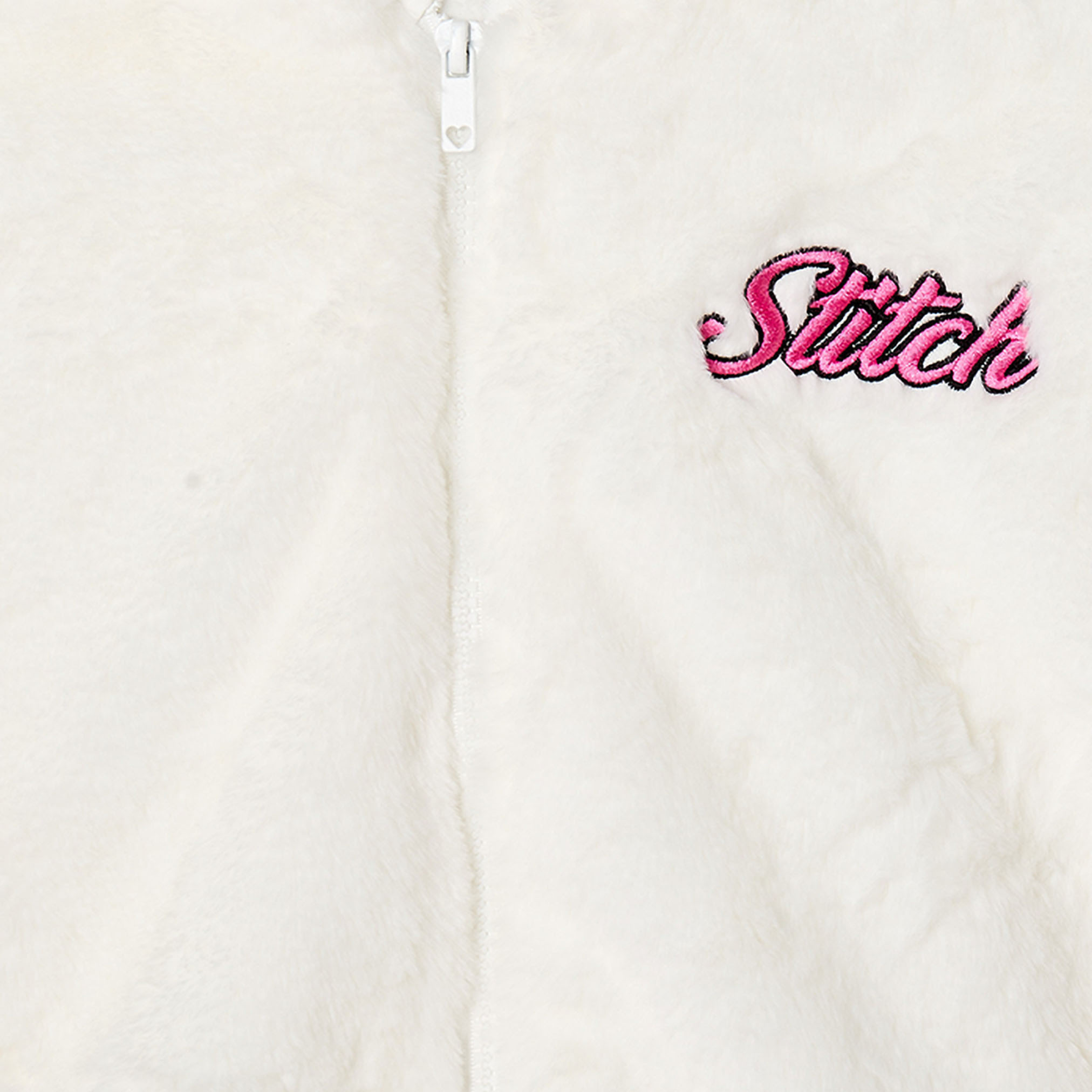 Disney Stitch Embroidered Jacket with Hood-girls-clothing-winterwear-jacketsandcoats-image-6