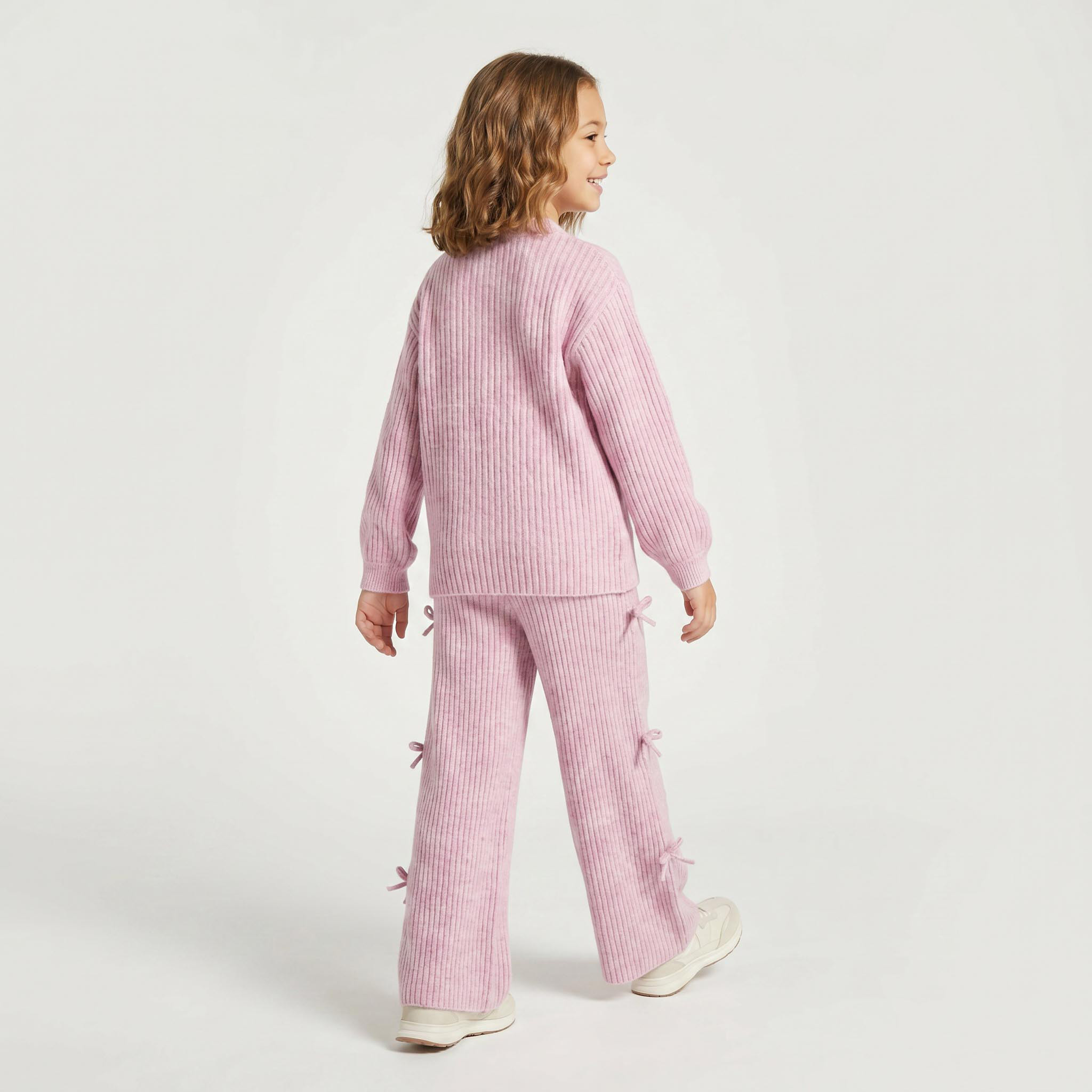 طقم بنطلون وكنزة بأكمام طويلة ورقبة ضيقة وزخارف آنجل من ديزني-girls-clothing-setsandcoords-image-3