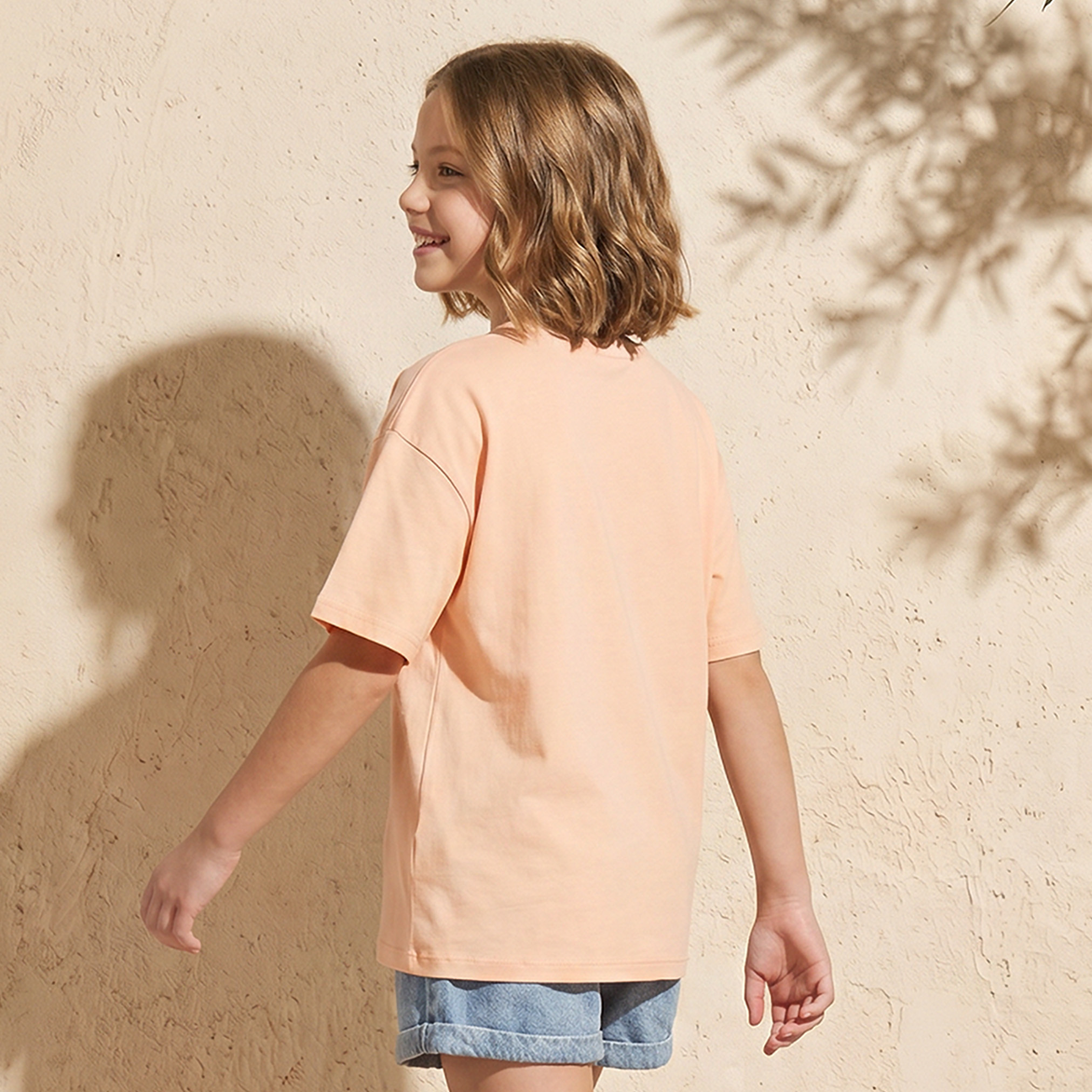 Crew Neck Short Sleeves T-shirt with Powerpuff Girls and Hello Kitty Print-girls-clothing-tshirts-image-3