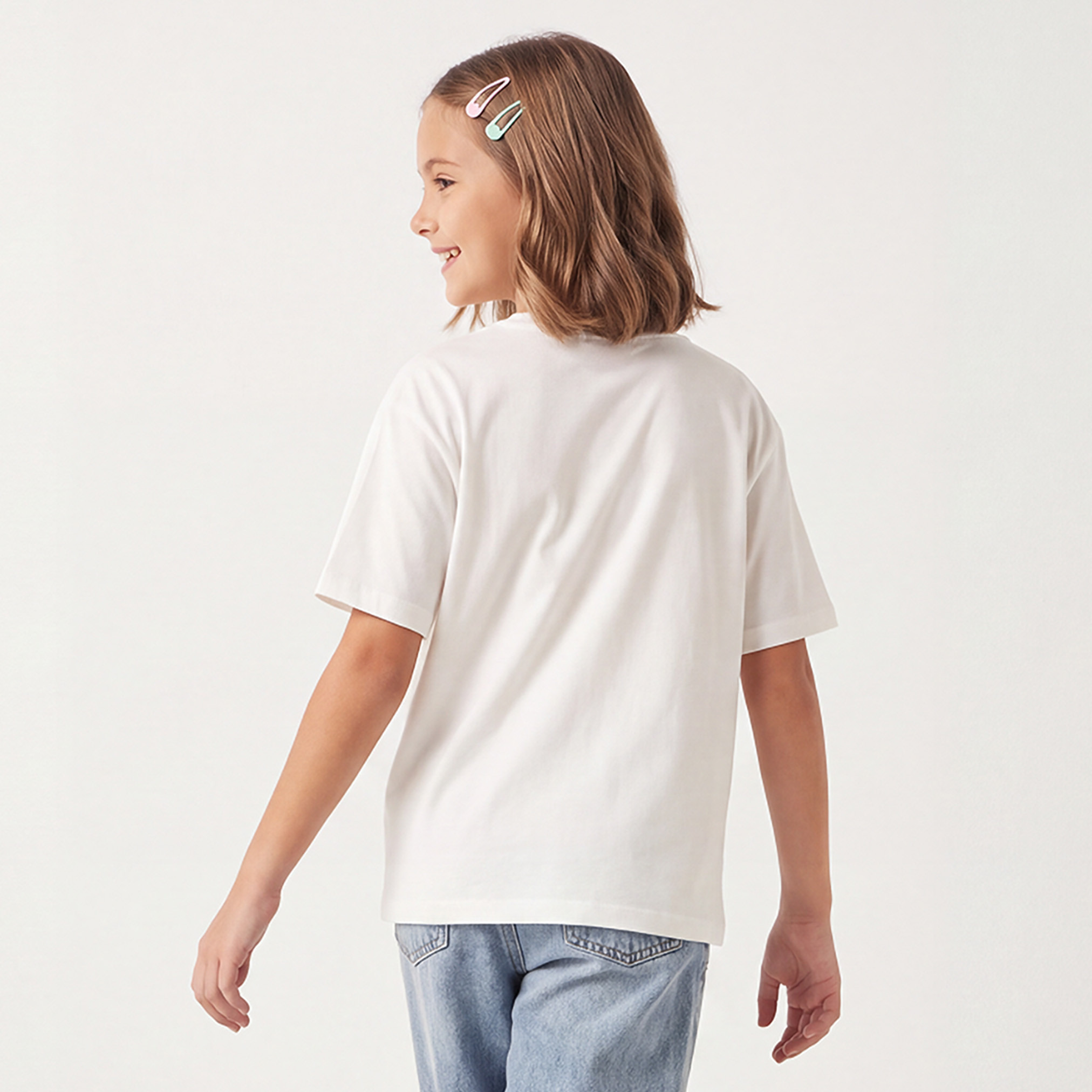 Crew Neck Short Sleeves T-shirt with L.O.L. Surprise! Print-girls-clothing-tshirts-image-3