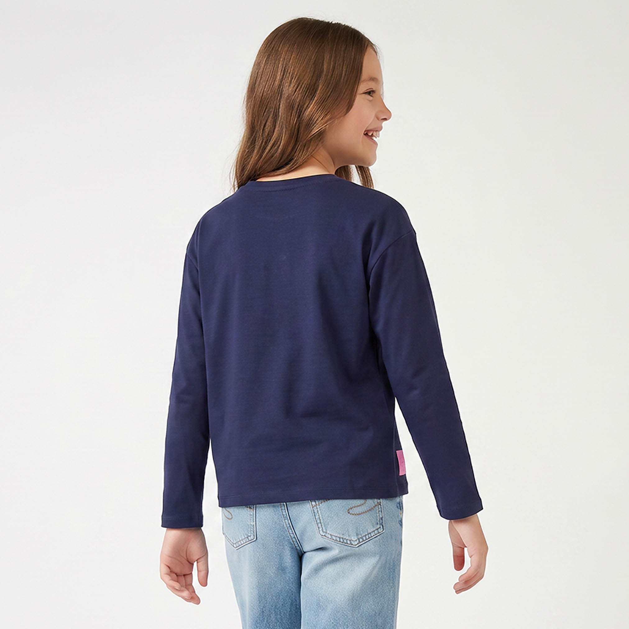 تيشيرت بأكمام طويلة وياقة مستديرة وطبعات صيادي الشياطين في الكيبوب من ديزني-girls-clothing-tshirts-image-3