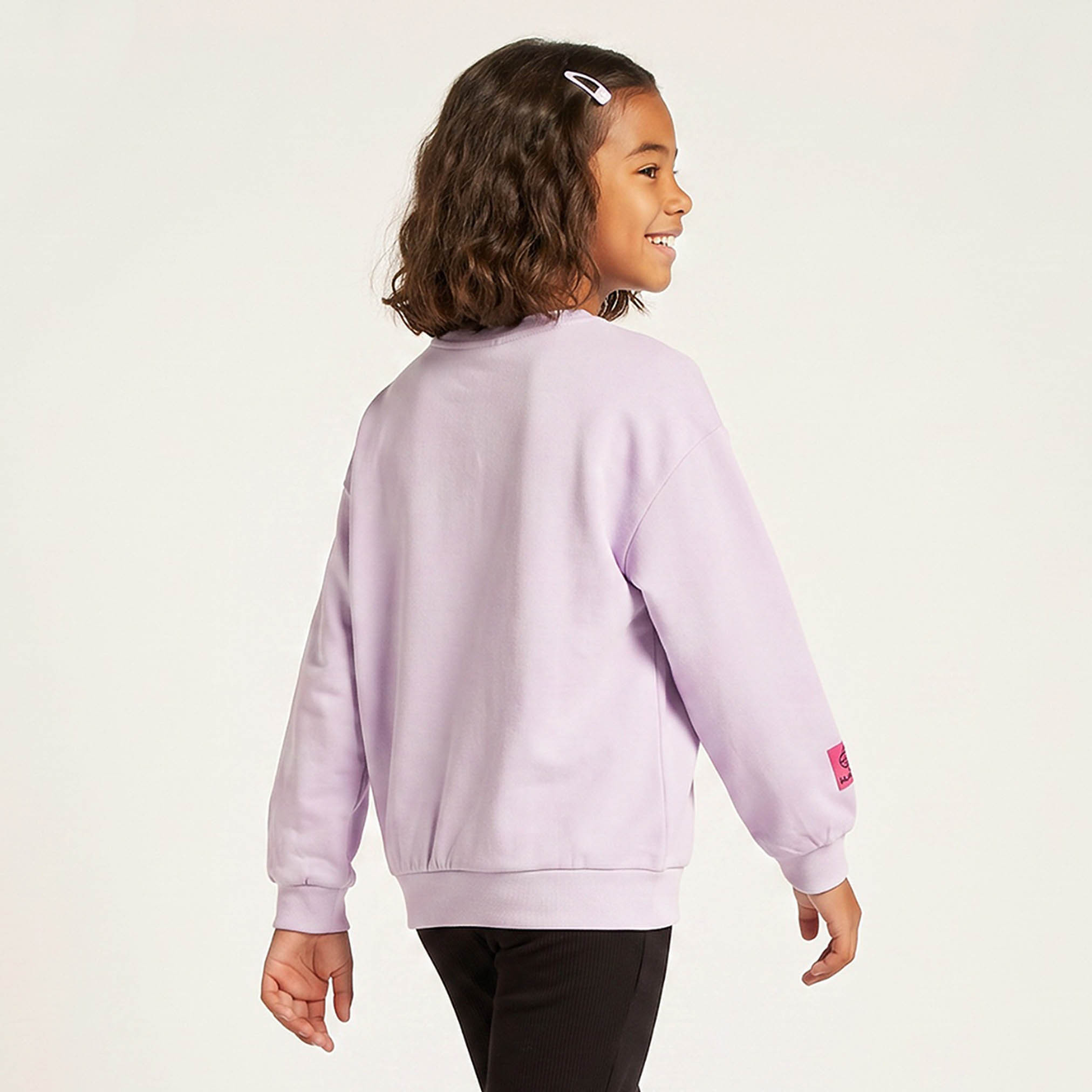 Disney KPop Demon Hunters Print Sweatshirt with Long Sleeves-girls-clothing-sweatshirts-image-3
