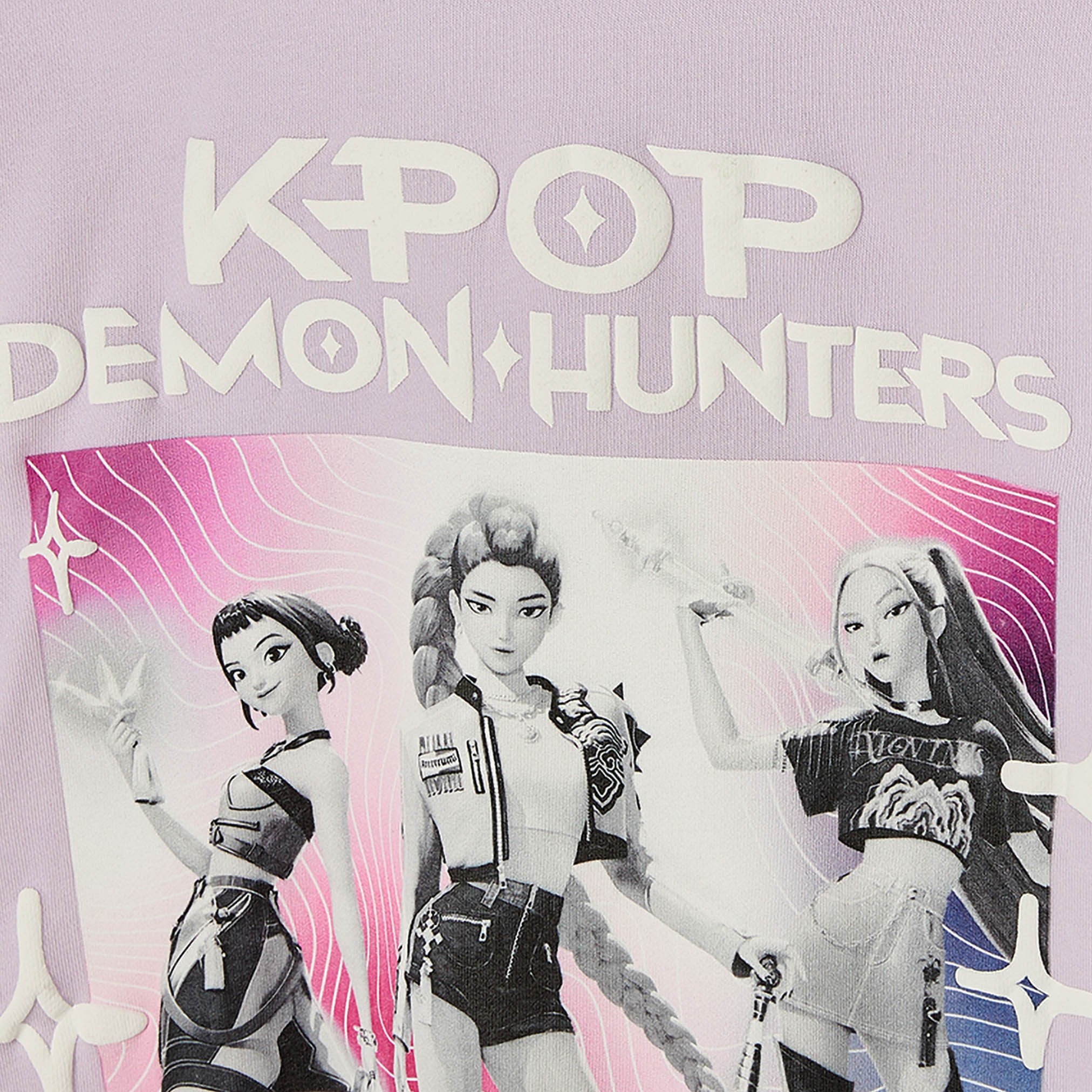 Disney KPop Demon Hunters Print Sweatshirt with Long Sleeves-girls-clothing-sweatshirts-image-4