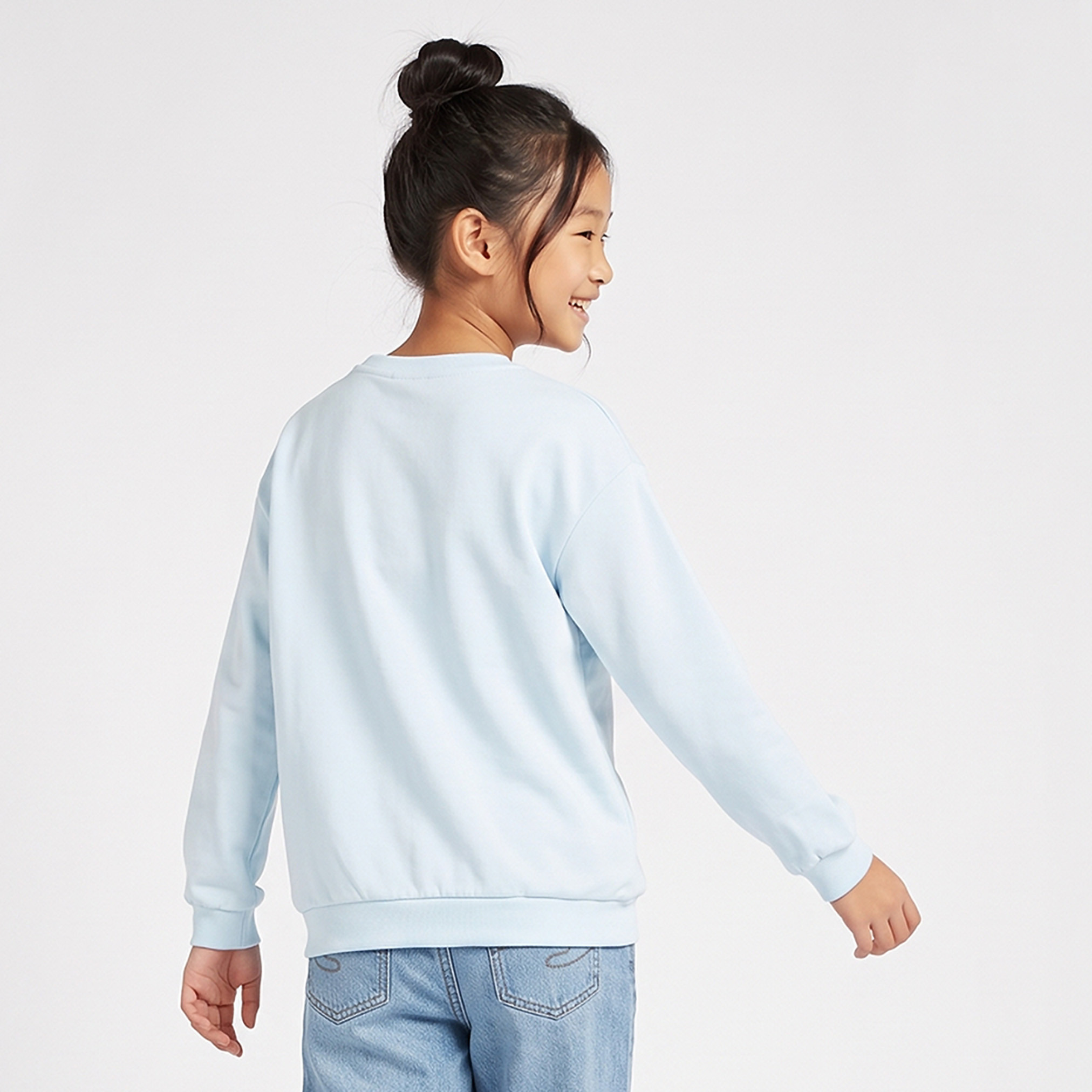 Hello Kitty and Blossom Print Sweatshirt with Long Sleeves-girls-clothing-sweatshirts-image-3