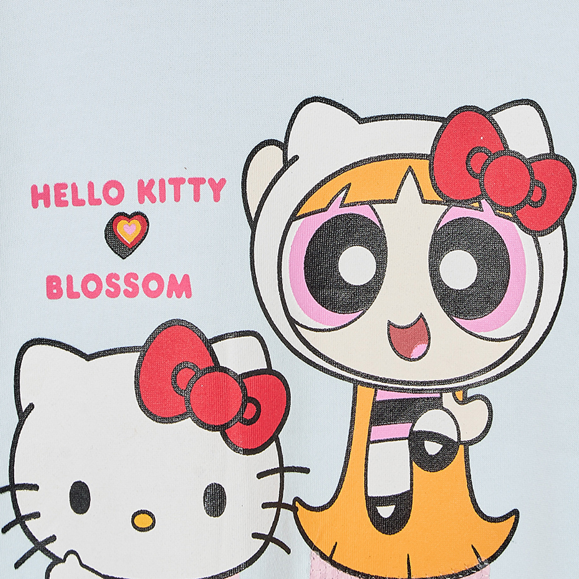 Hello Kitty and Blossom Print Sweatshirt with Long Sleeves-girls-clothing-sweatshirts-image-5