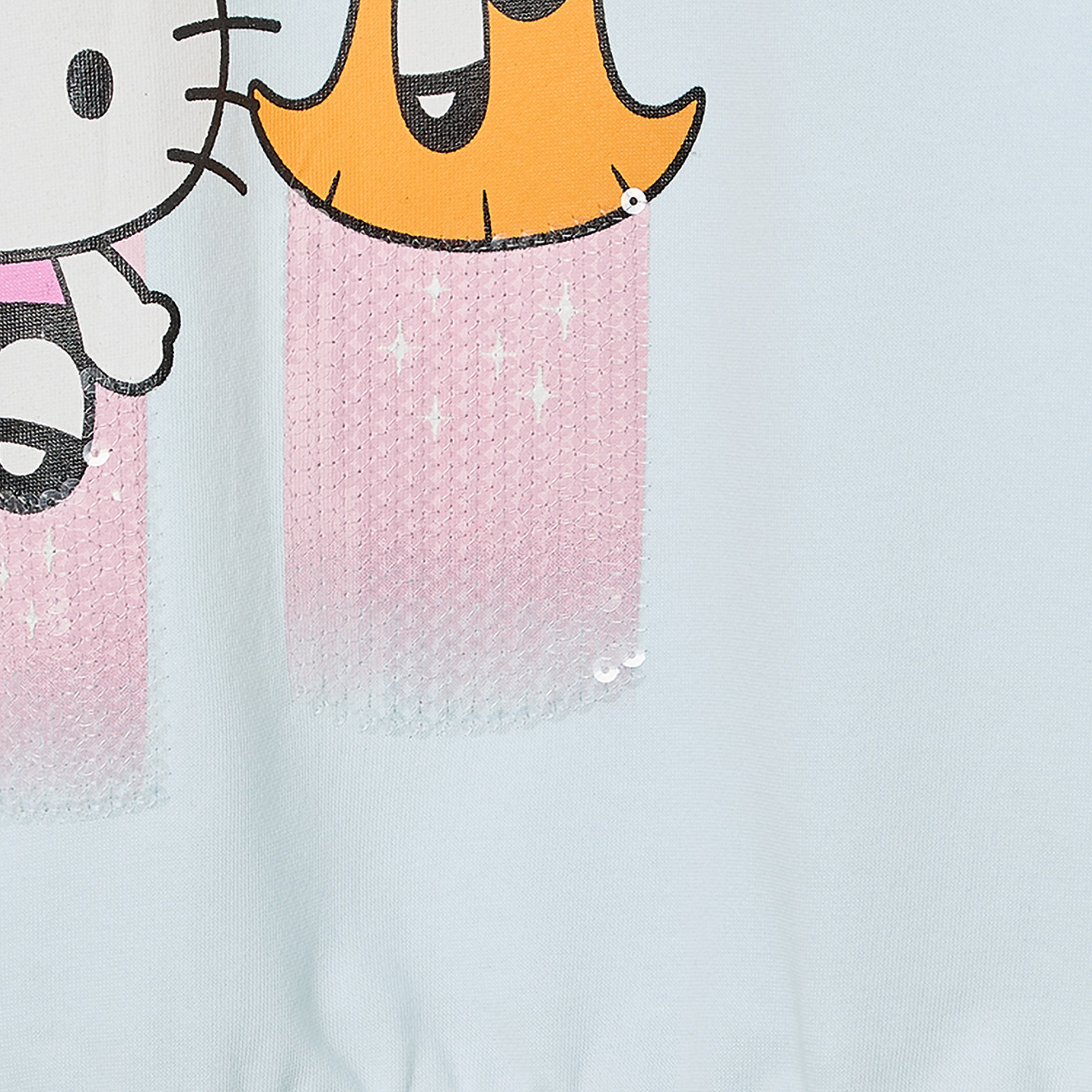 Hello Kitty and Blossom Print Sweatshirt with Long Sleeves-girls-clothing-sweatshirts-image-6