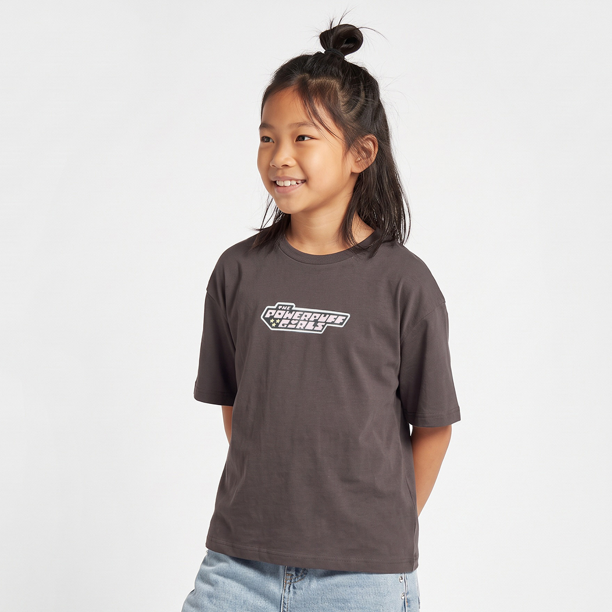 Disney Crew Neck Short Sleeves T-shirt with Powerpuff Girls Print-girls-clothing-tshirts-image-2