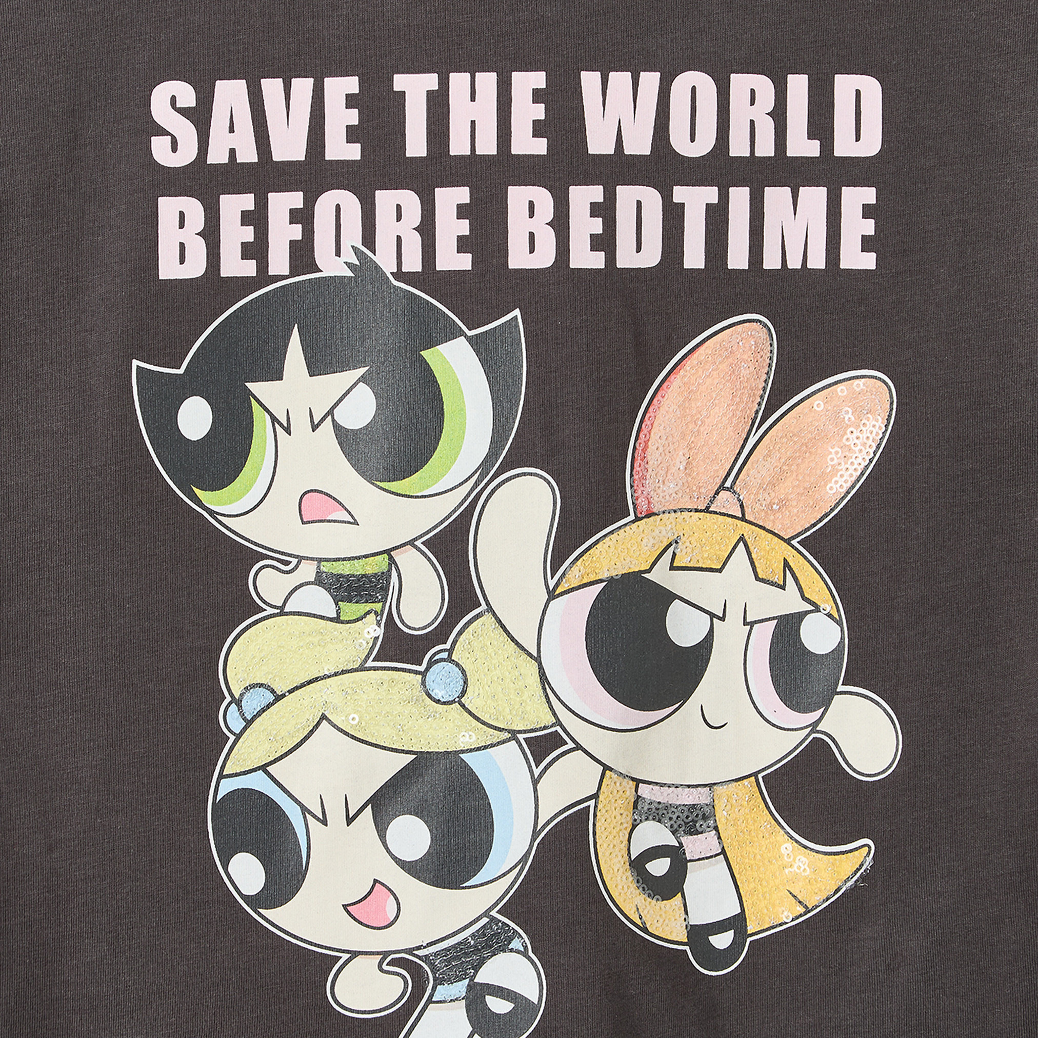 Disney Crew Neck Short Sleeves T-shirt with Powerpuff Girls Print-girls-clothing-tshirts-image-5