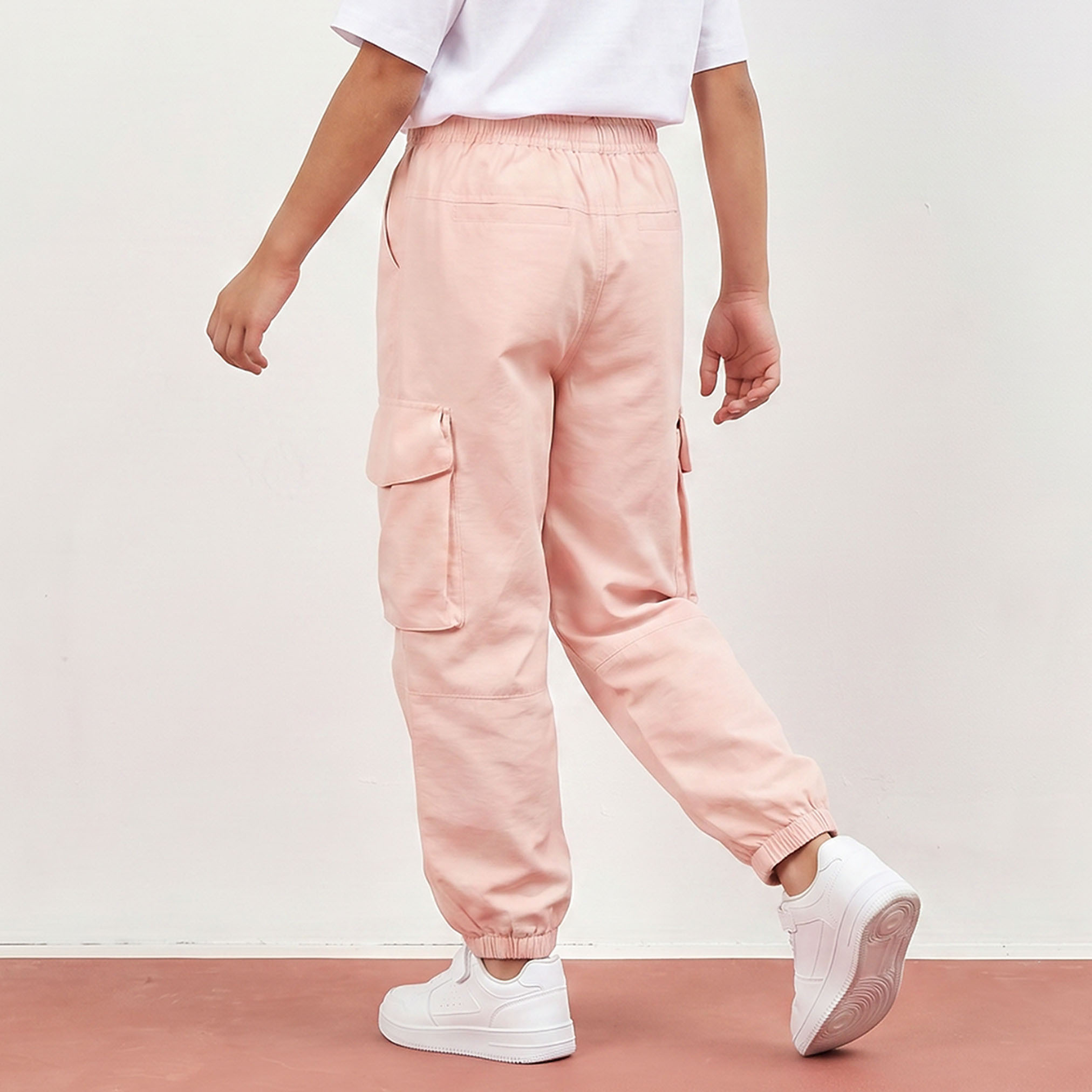 Kappa Joggers with Pockets, Elasticated Waistband-girls-clothing-bottoms-joggersandtrackpants-image-3