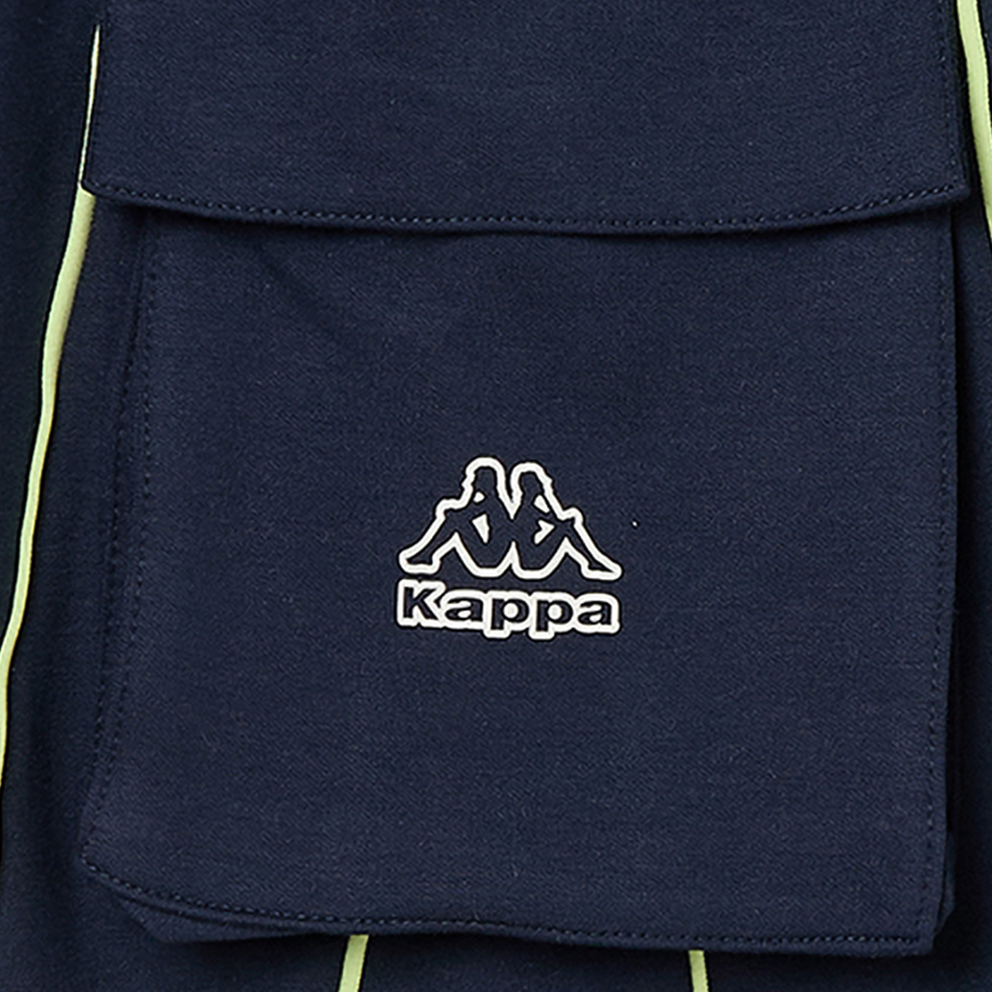 Kappa Elasticated Drawstring Waist Joggers with Logo Print-girls-clothing-bottoms-joggersandtrackpants-image-4