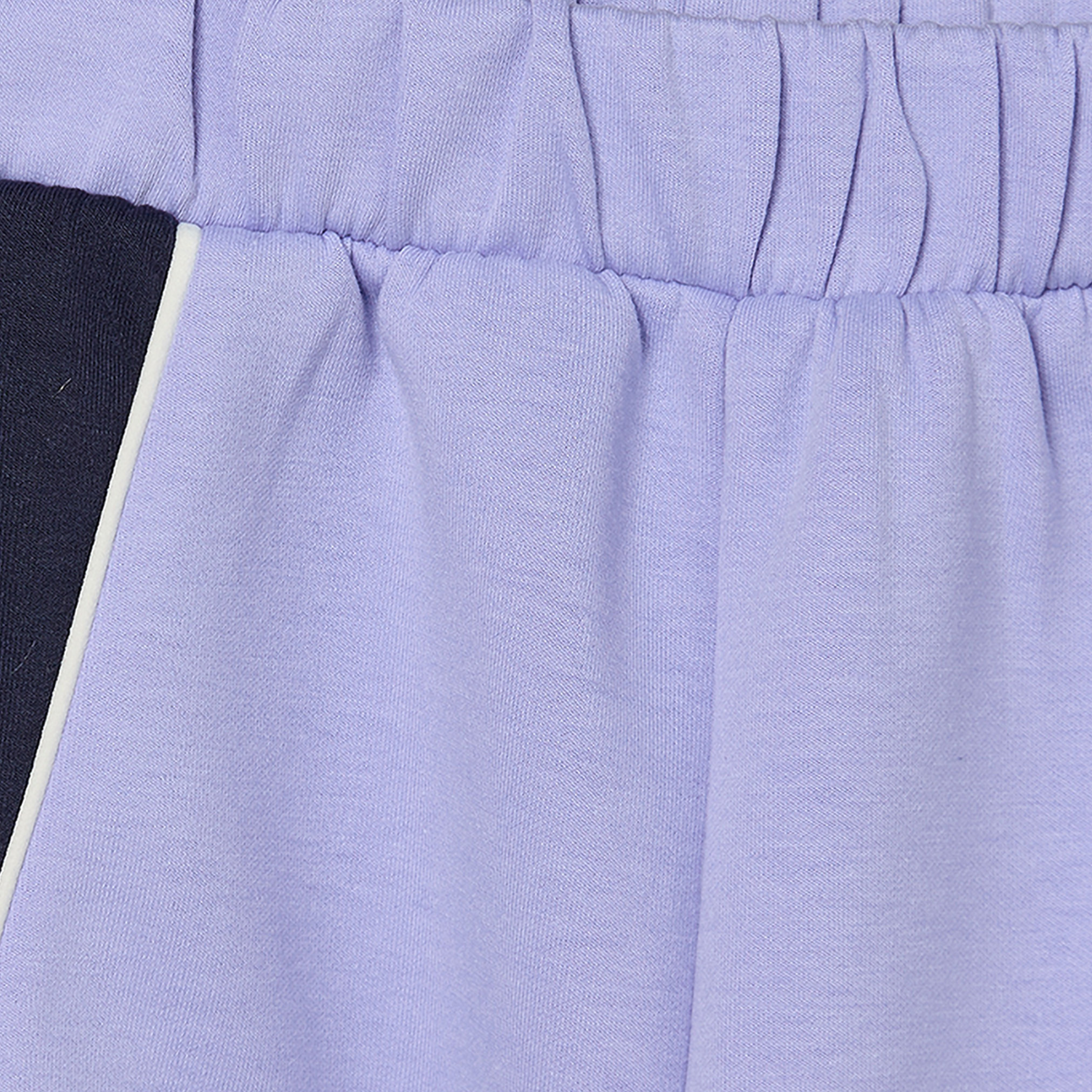 Kappa Elasticated Drawstring Waist Pants with Colourblock Design-girls-clothing-bottoms-joggersandtrackpants-image-4