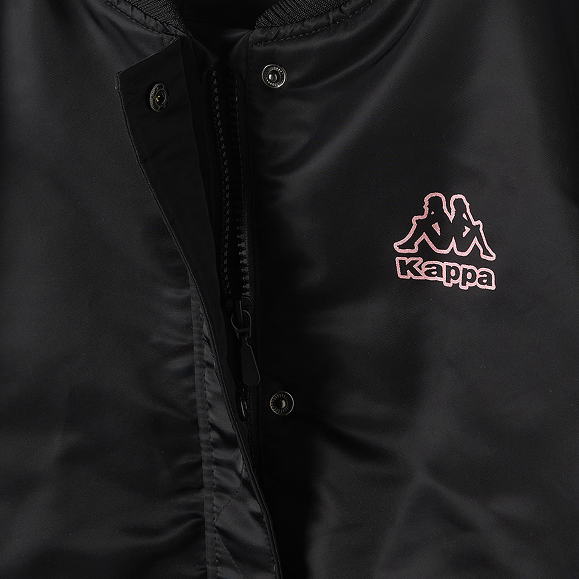Kappa Logo Detail Jacket with Zip Closure-girls-clothing-winterwear-jacketsandcoats-image-5