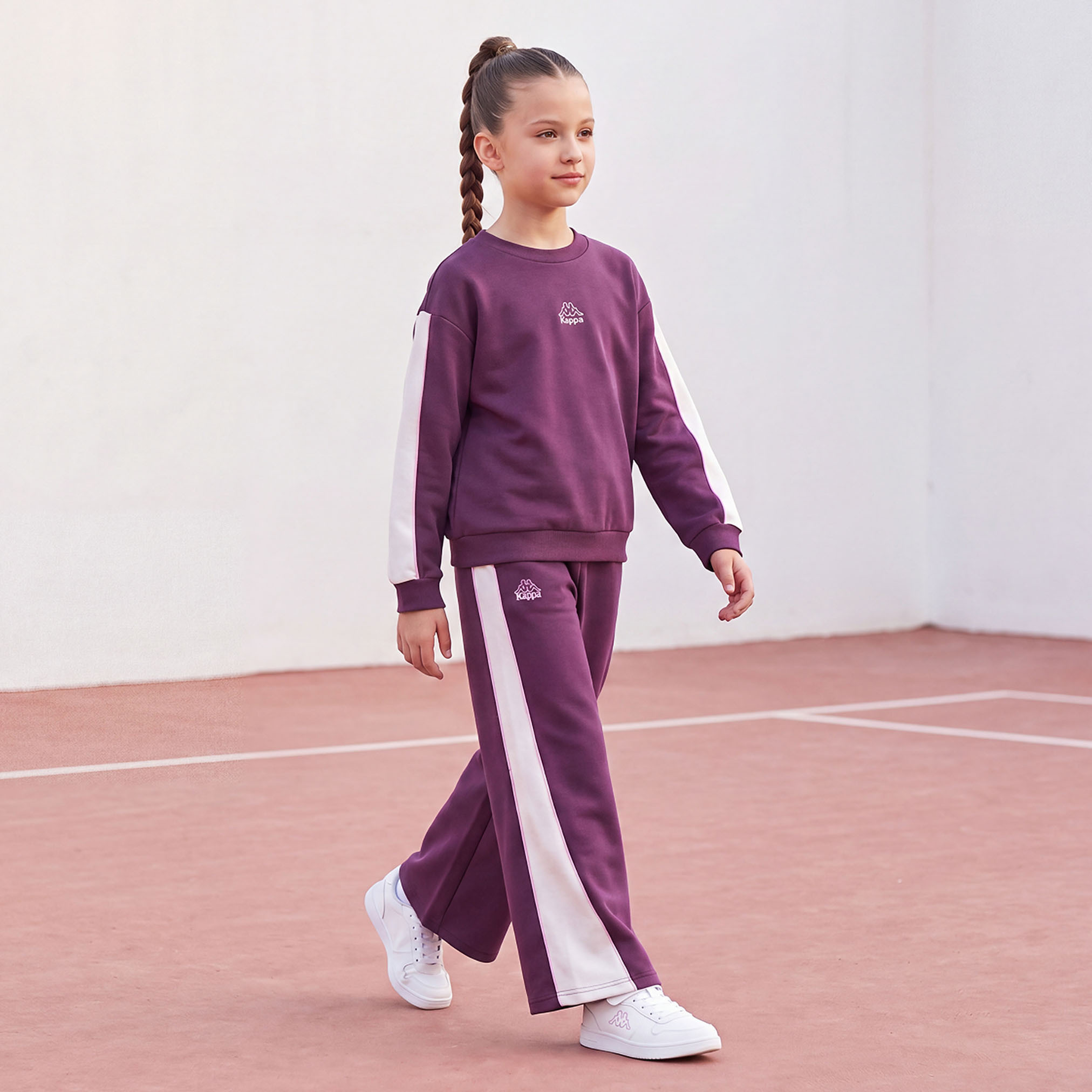 سويت شيرت بأكمام طويلة وطبعات شعار من كابا-girls-clothing-sweatshirts-image-2