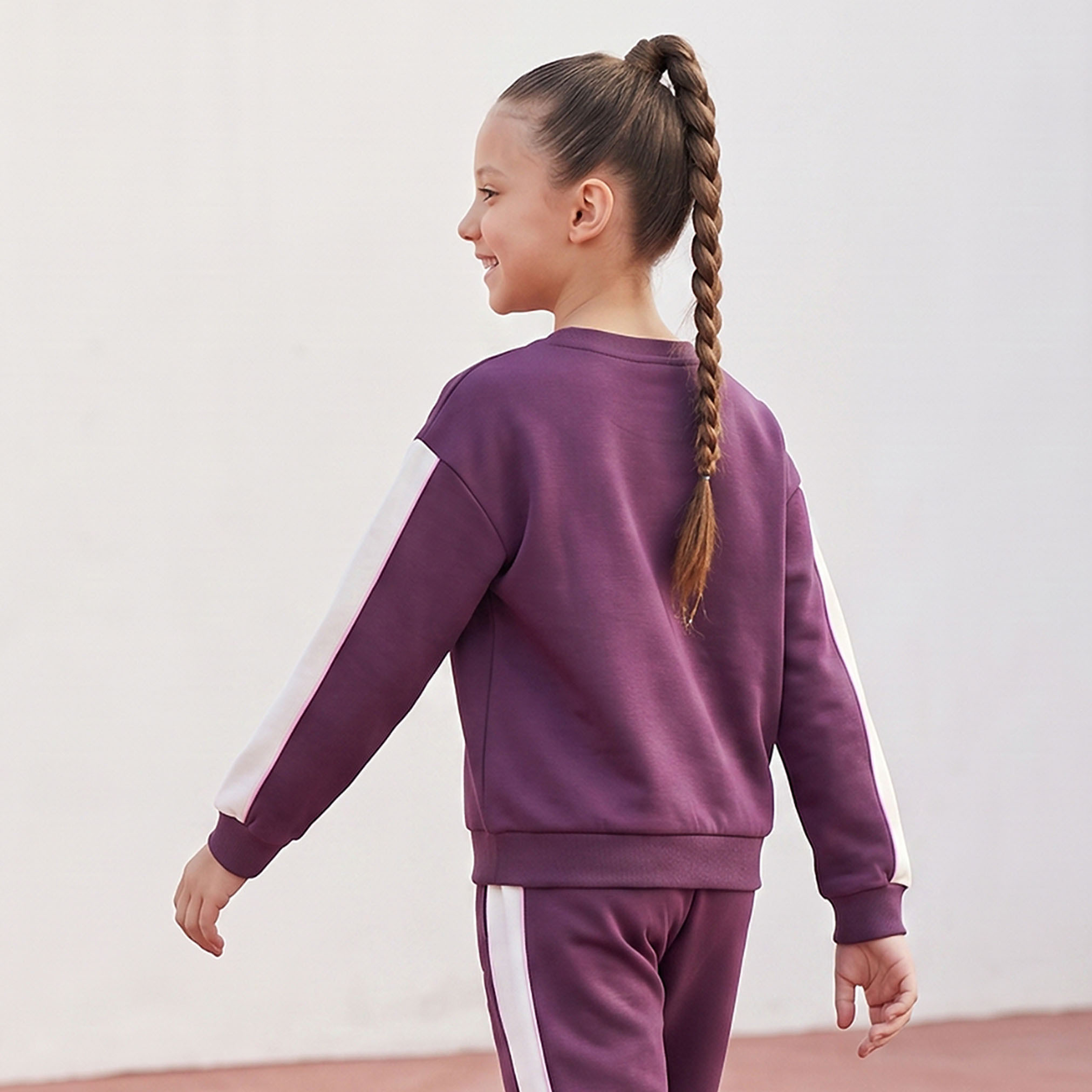 سويت شيرت بأكمام طويلة وطبعات شعار من كابا-girls-clothing-sweatshirts-image-3