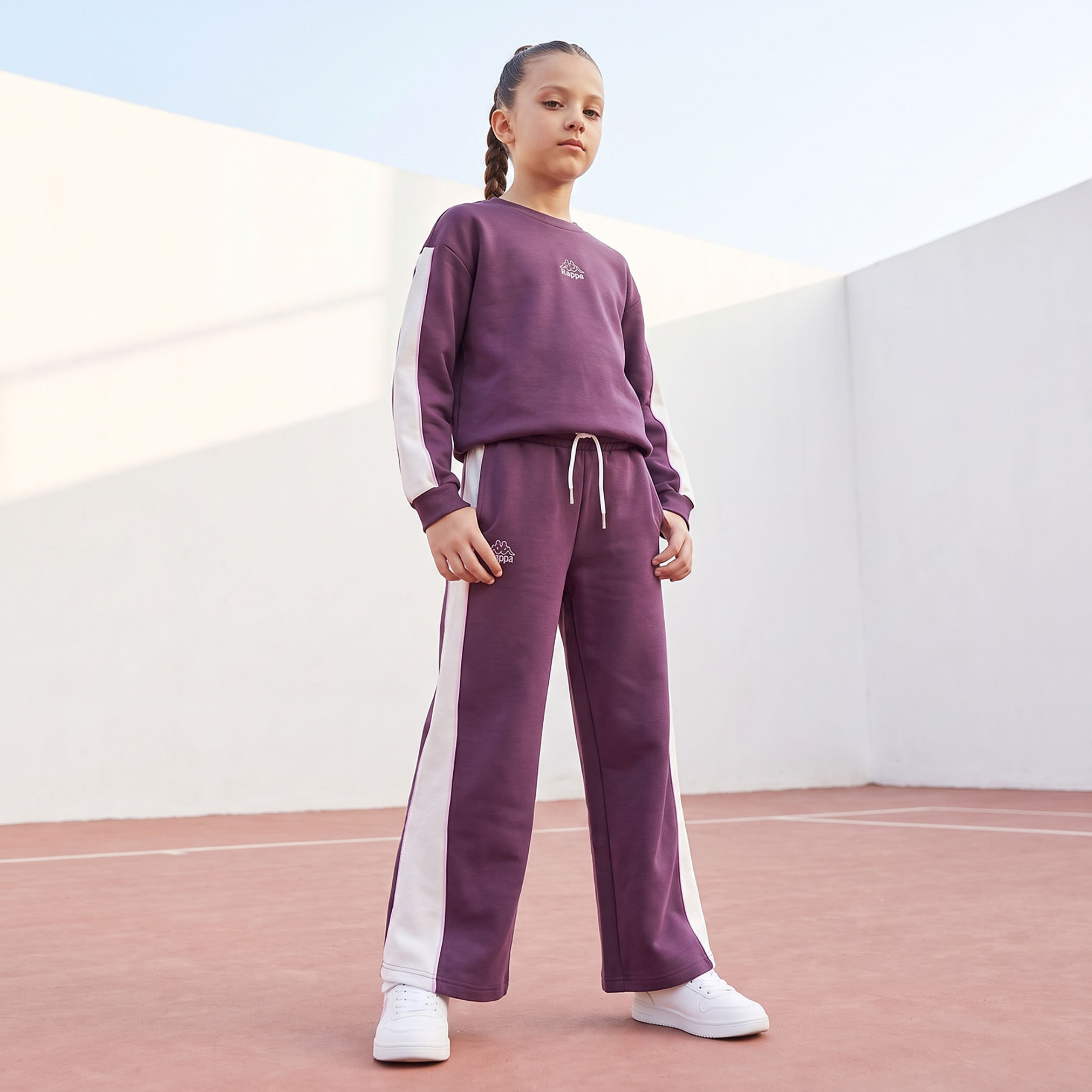 سويت شيرت بأكمام طويلة وطبعات شعار من كابا-girls-clothing-sweatshirts-image-6