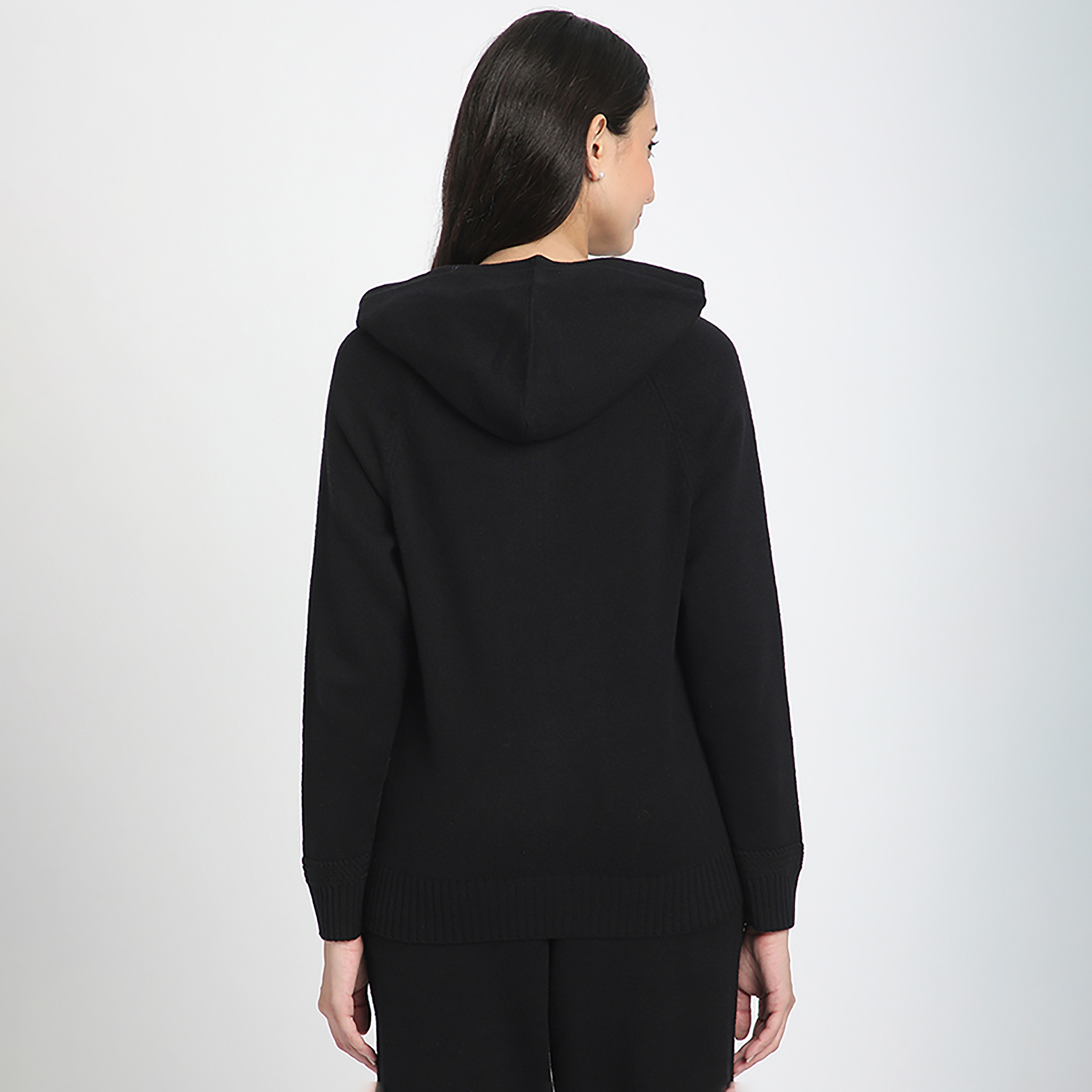 Beverly Hills Polo Club Plain Hooded Neck Long Sleeves Women's Cardigan-women-winterwear-cardigansandjumpers-cardigans-image-5