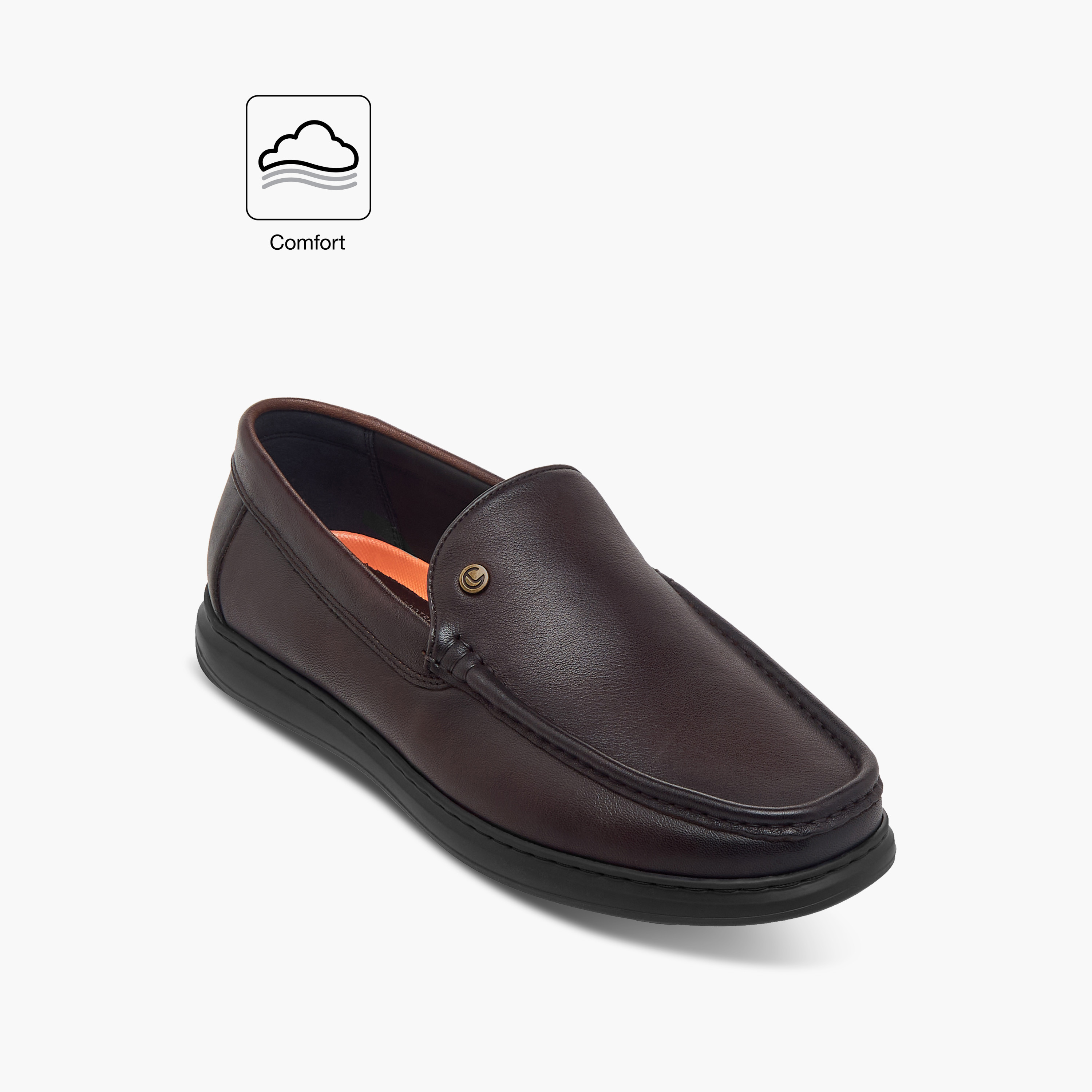 Le Confort Solid Slip-On Comfort Moccasins-men-shoes-loafersandmoccasins-image-2