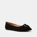 Celeste Women's Slip-On Pointed Toe Ballerina Shoes with Buckle Accent-Women%27s Ballerinas-thumbnail-0