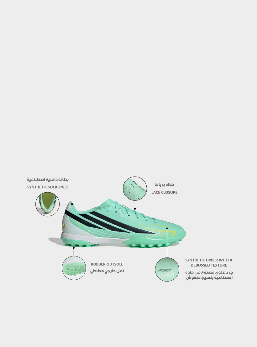 Adidas Men F50 Hyperfast Club TF Lace-Up Football Turf Shoes-sports-men-shoes-image-2