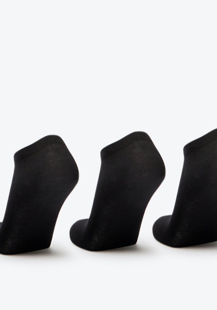 Gloo Textured Ankle Length Socks - Set of 5-Women%27s Socks-image-1