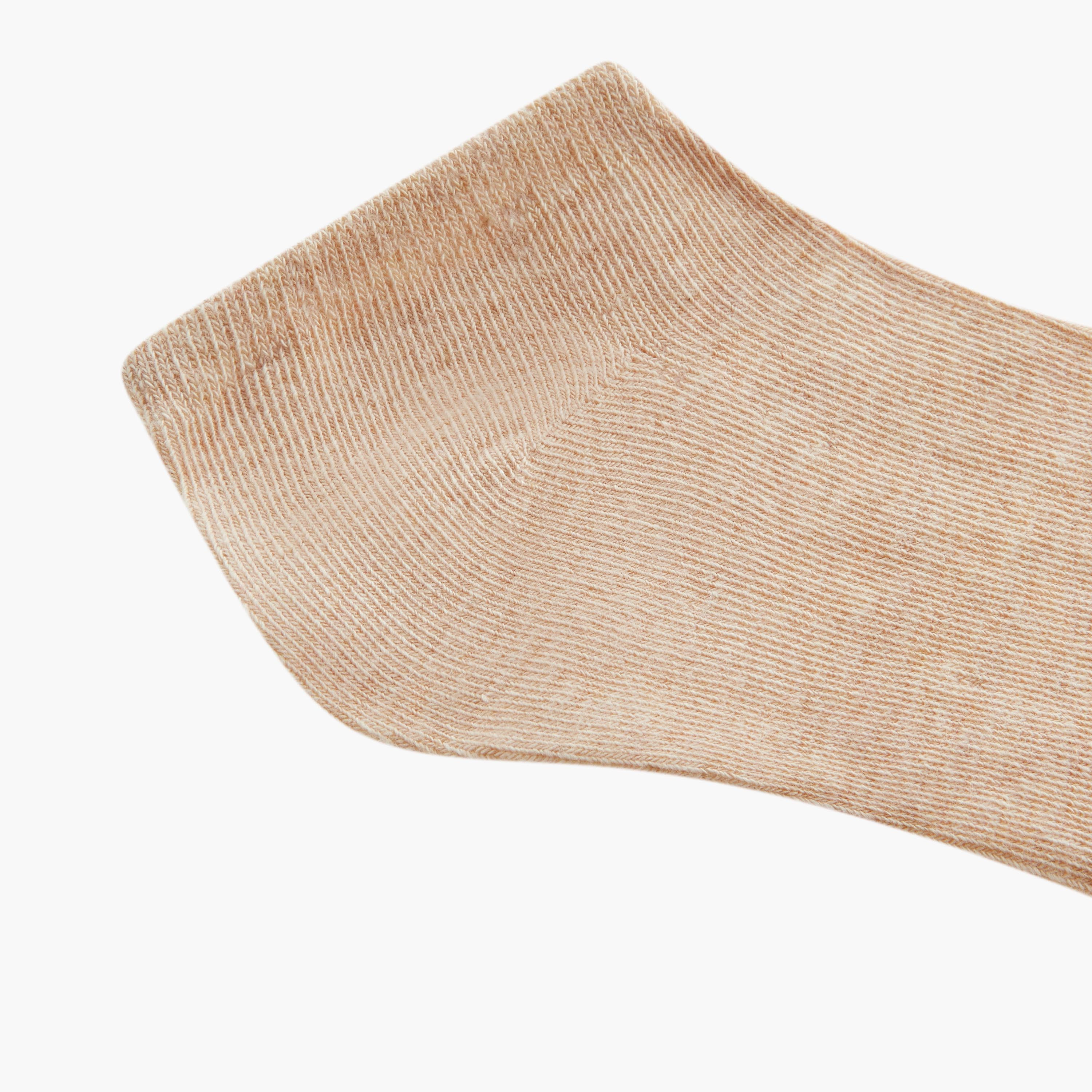 جوارب سادة بطول ربلة الساق من جلوو - طقم من 5 أزواج-women-socksandstockings-image-5