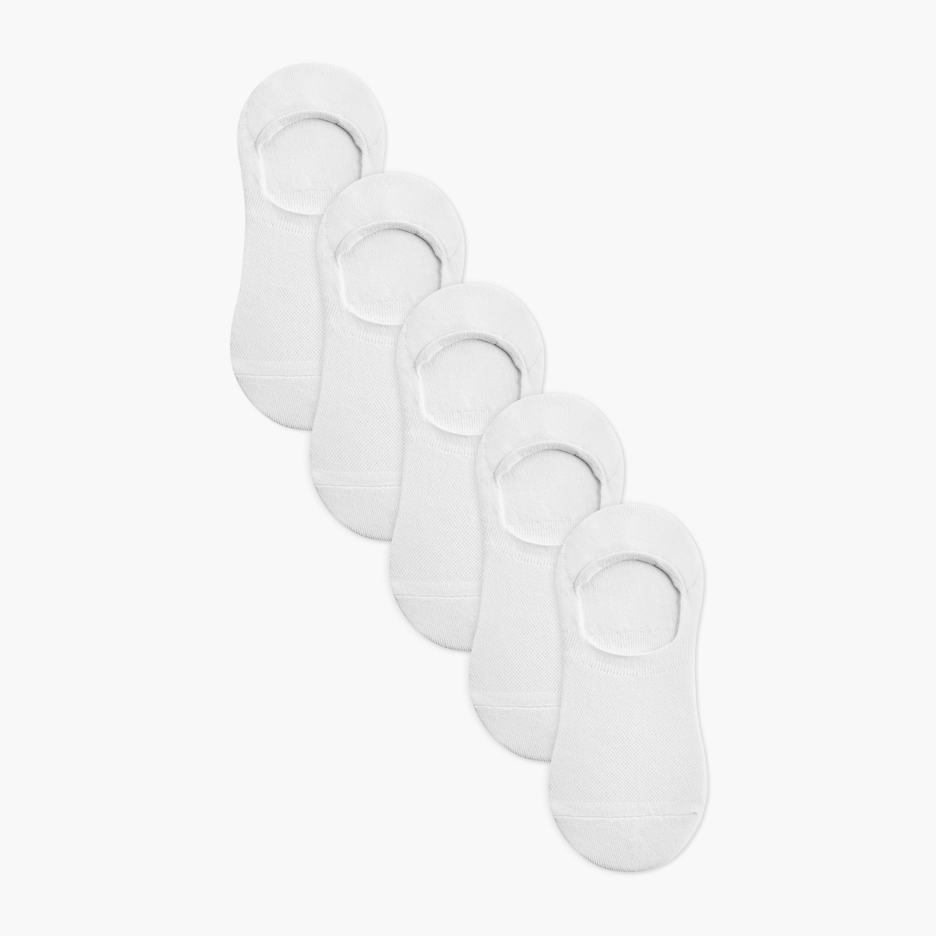 Gloo Solid No Show Socks - Set of 5-women-socksandstockings-image-1