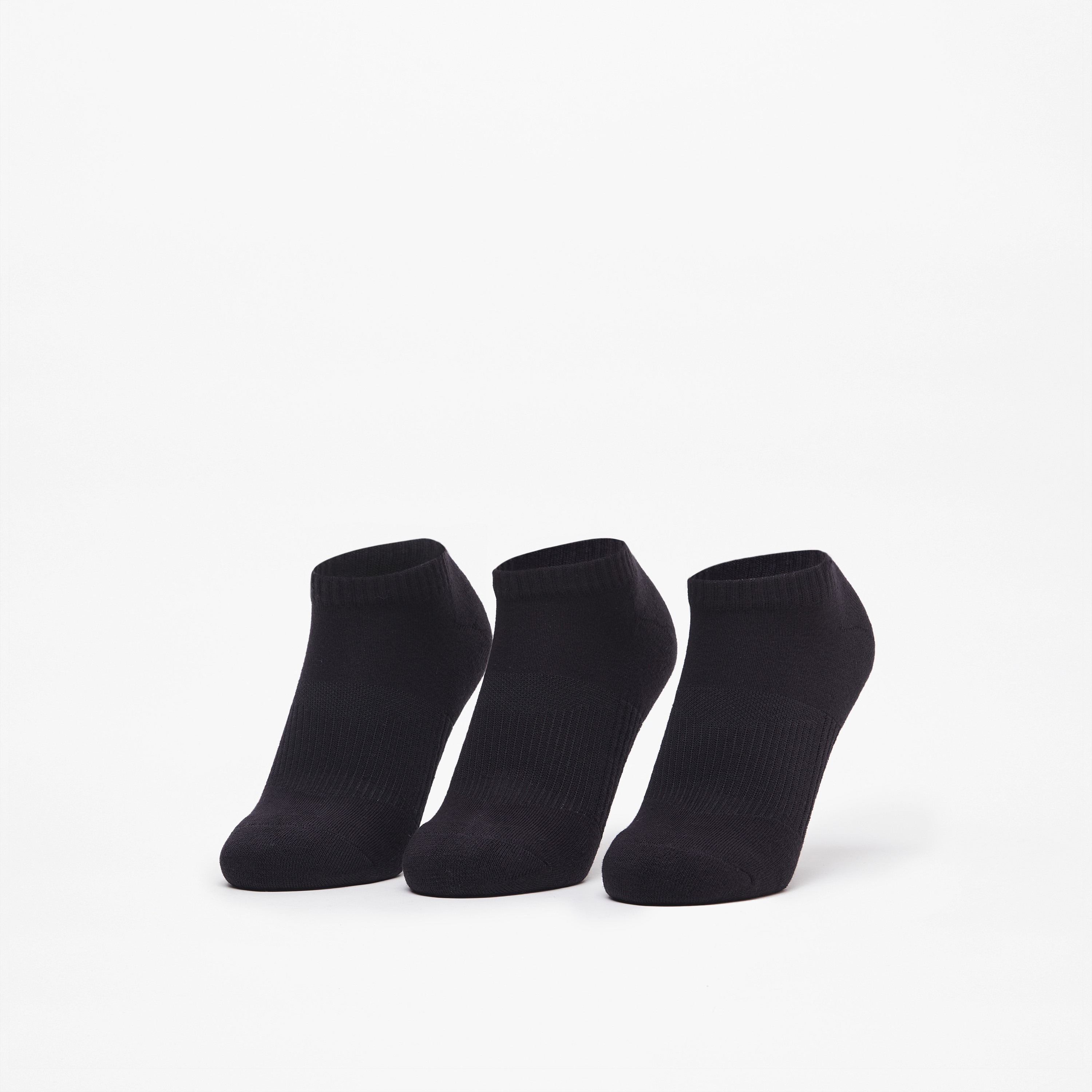 Gloo Solid Ankle Length Cushioned Socks - Set of 3-women-socksandstockings-image-1