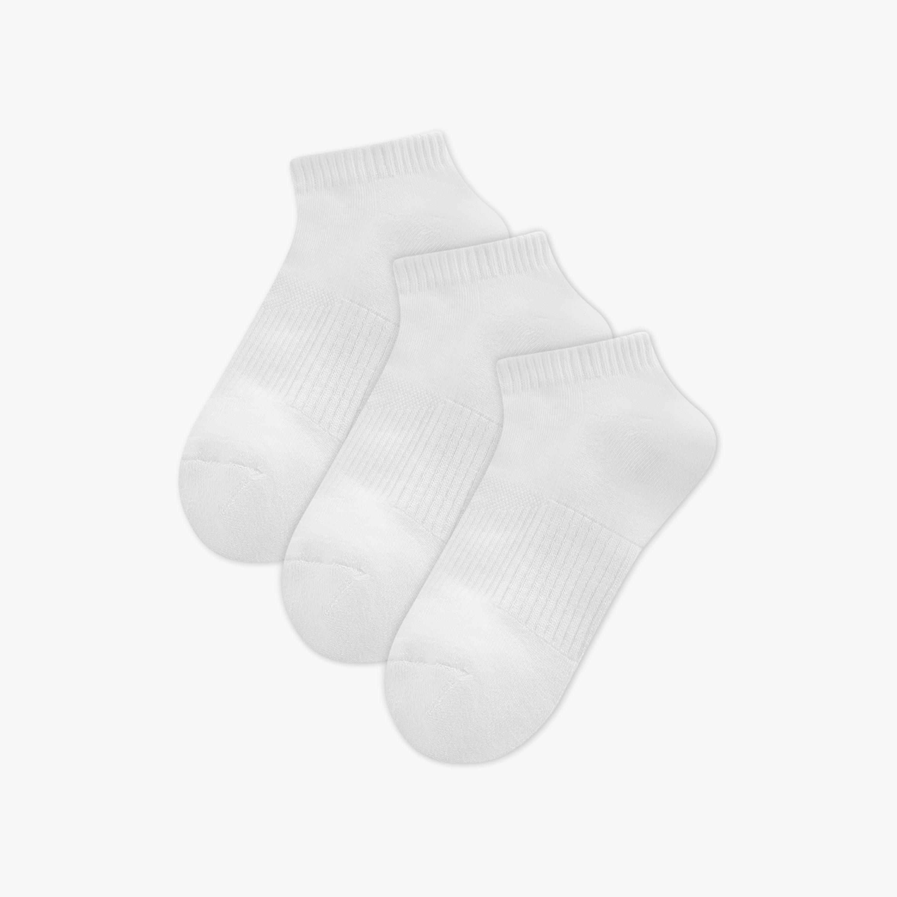 جوارب مبطنة سادة بطول الكاحل من جلو - طقم من 3 أزواج-women-socksandstockings-image-1