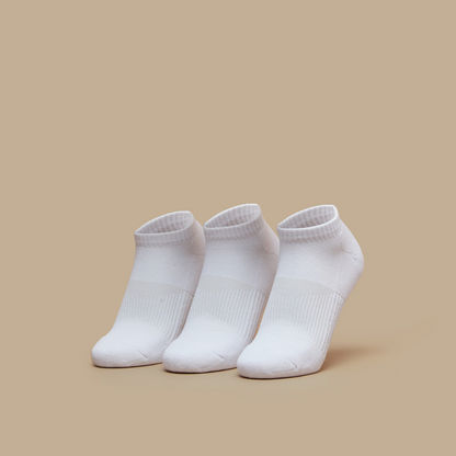 Gloo Solid Ankle Length Socks - Set of 3-Women%27s Socks-image-0