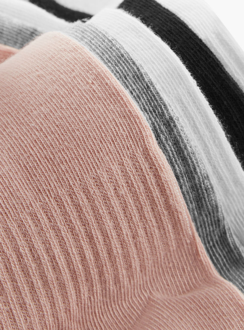 طقم جوارب 5 أزواج سادة بطول الكاحل من جلو-women-socksandstockings-image-4