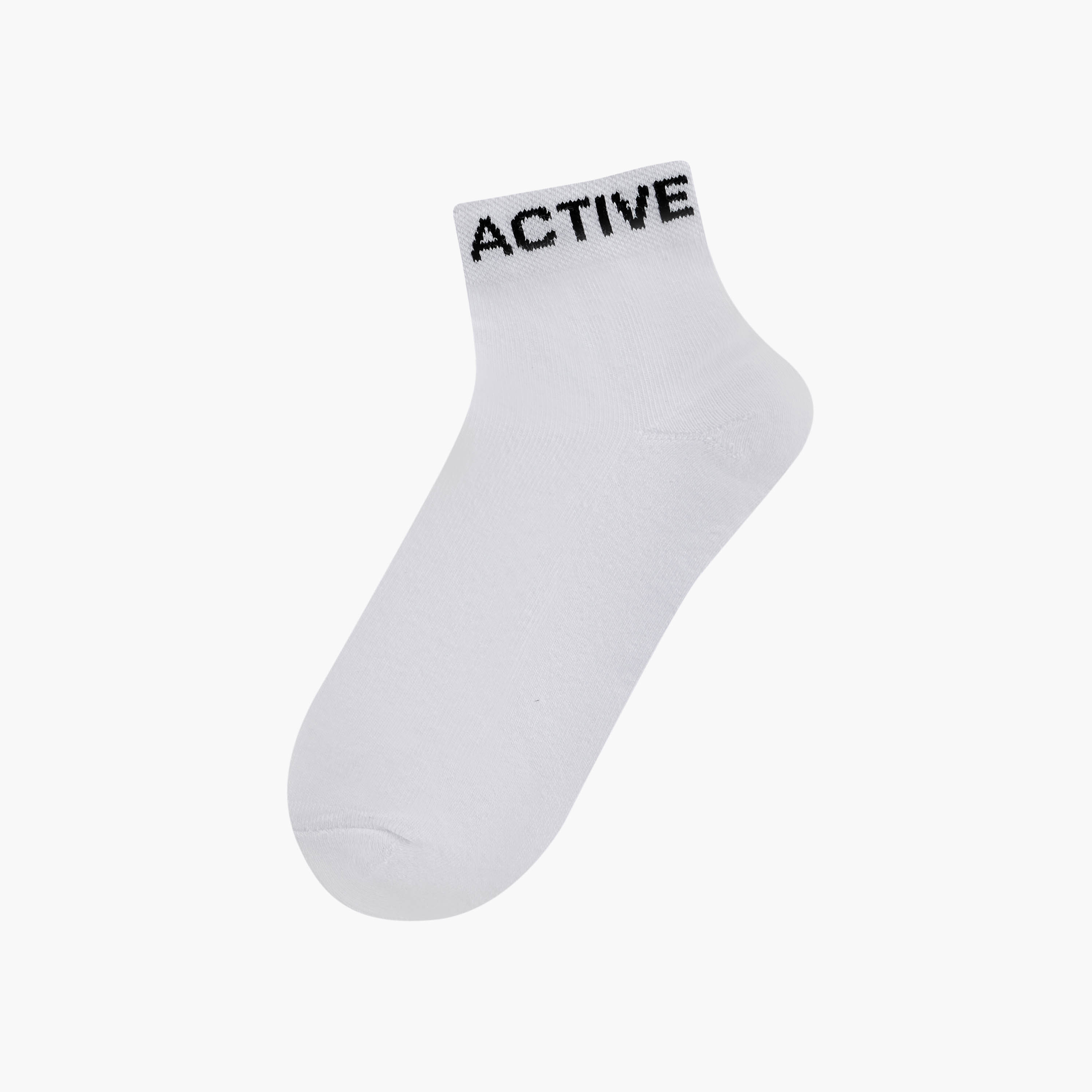 Gloo Printed Half Terry Ankle Length Cushioned Socks - Set of 5-women-socksandstockings-image-2